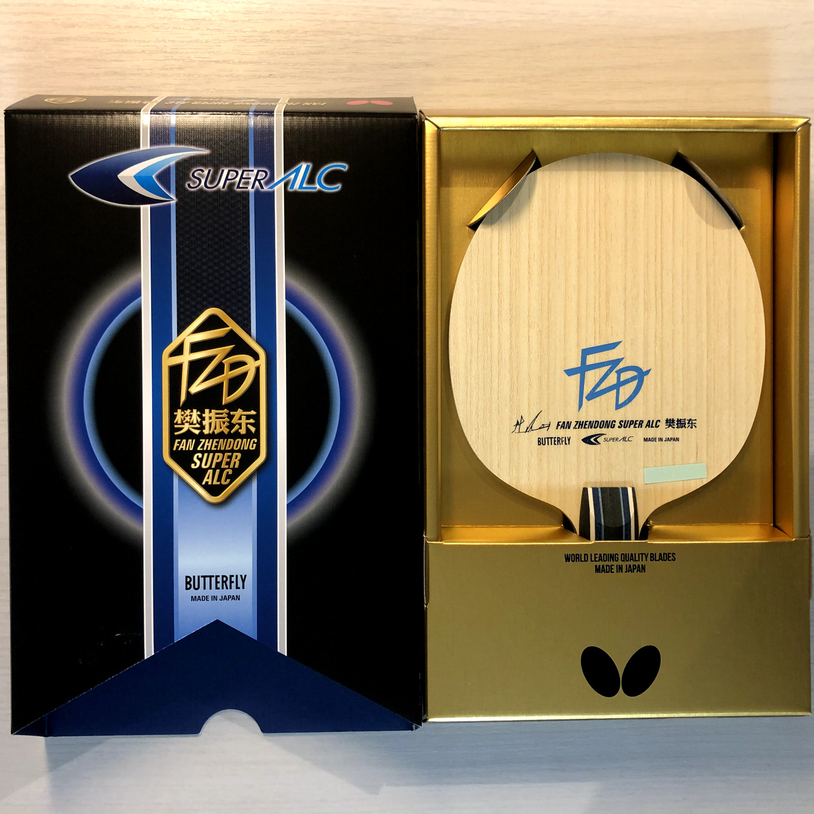 Butterfly Fan Zhendong Super ALC FL/Flare 37241 90.00 g Table Tennis Blade Butterfly Fan Zhendong Super ALC FL/Flare 37241 90.00 g Table Tennis Blade