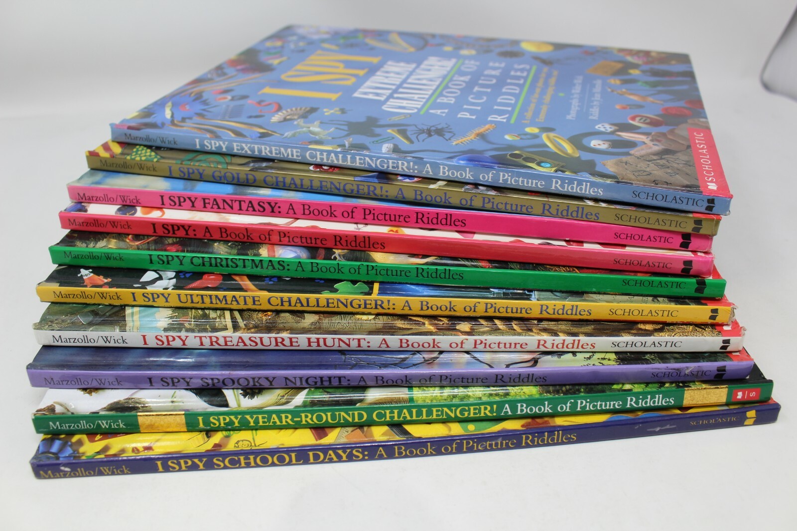 Lot of 5 of I SPY BOOKS A Book of Picture Riddles Hardcover - Random