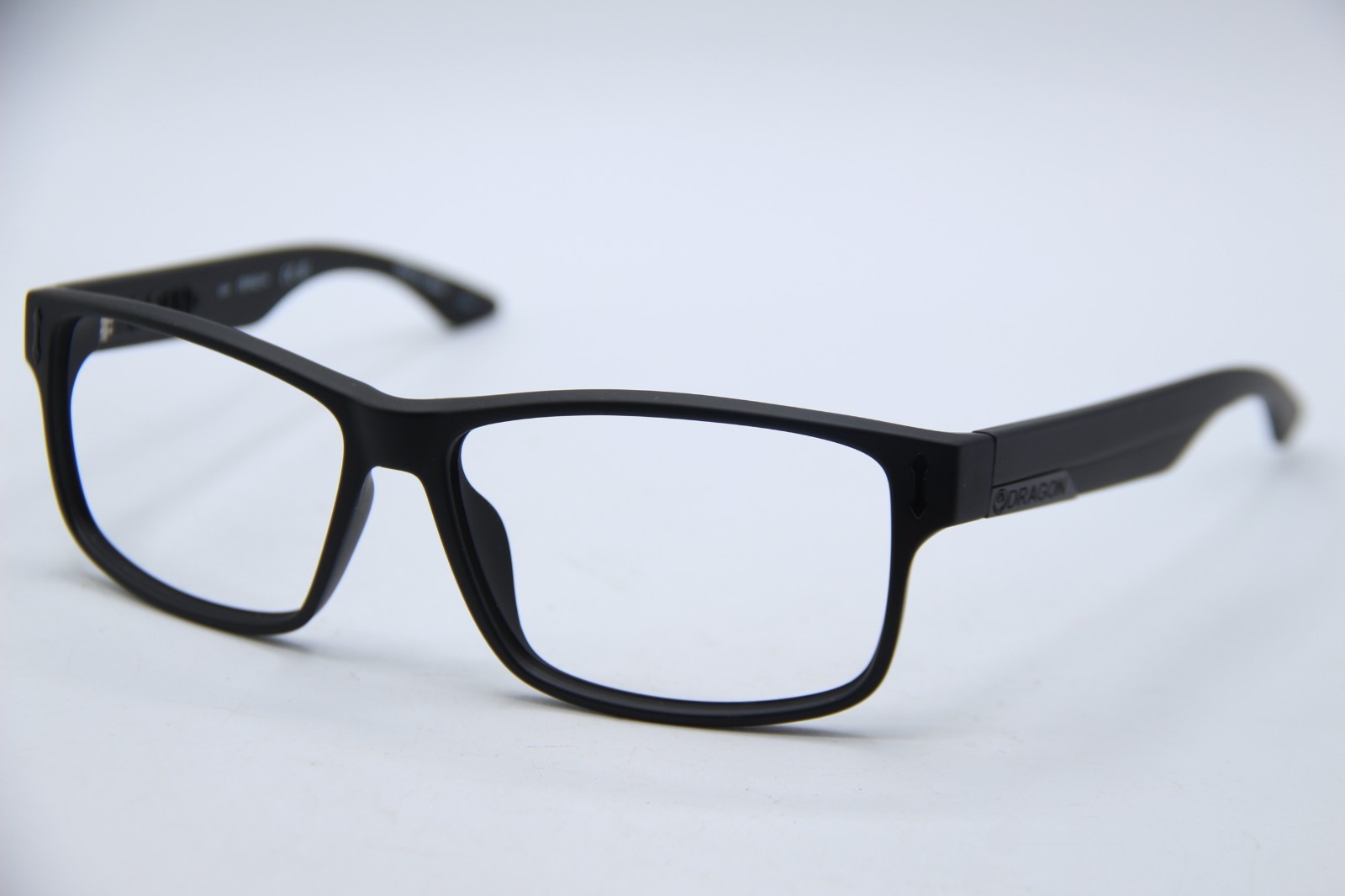 NEW DRAGON COLD INSERT DR126 002 MATTE BLACK AUTHENTIC DESIGNER EYEGLASSES 58-15
