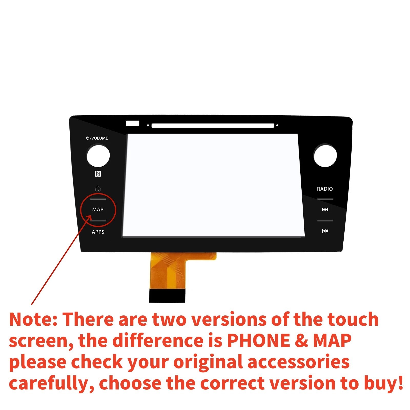 FOR Subaru Legacy Outback Radio Replacement Touch Screen Digitizer 2018 2019 US