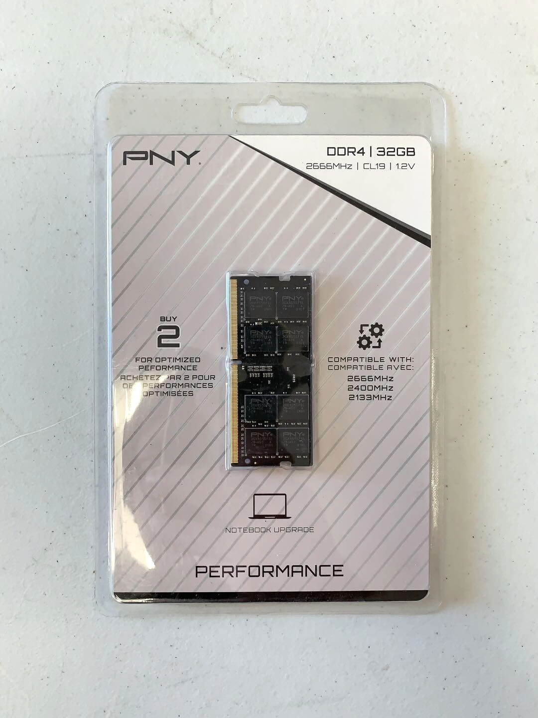 PNY Performance 1*32GB DDR4 2666MHz MN32GSD42666