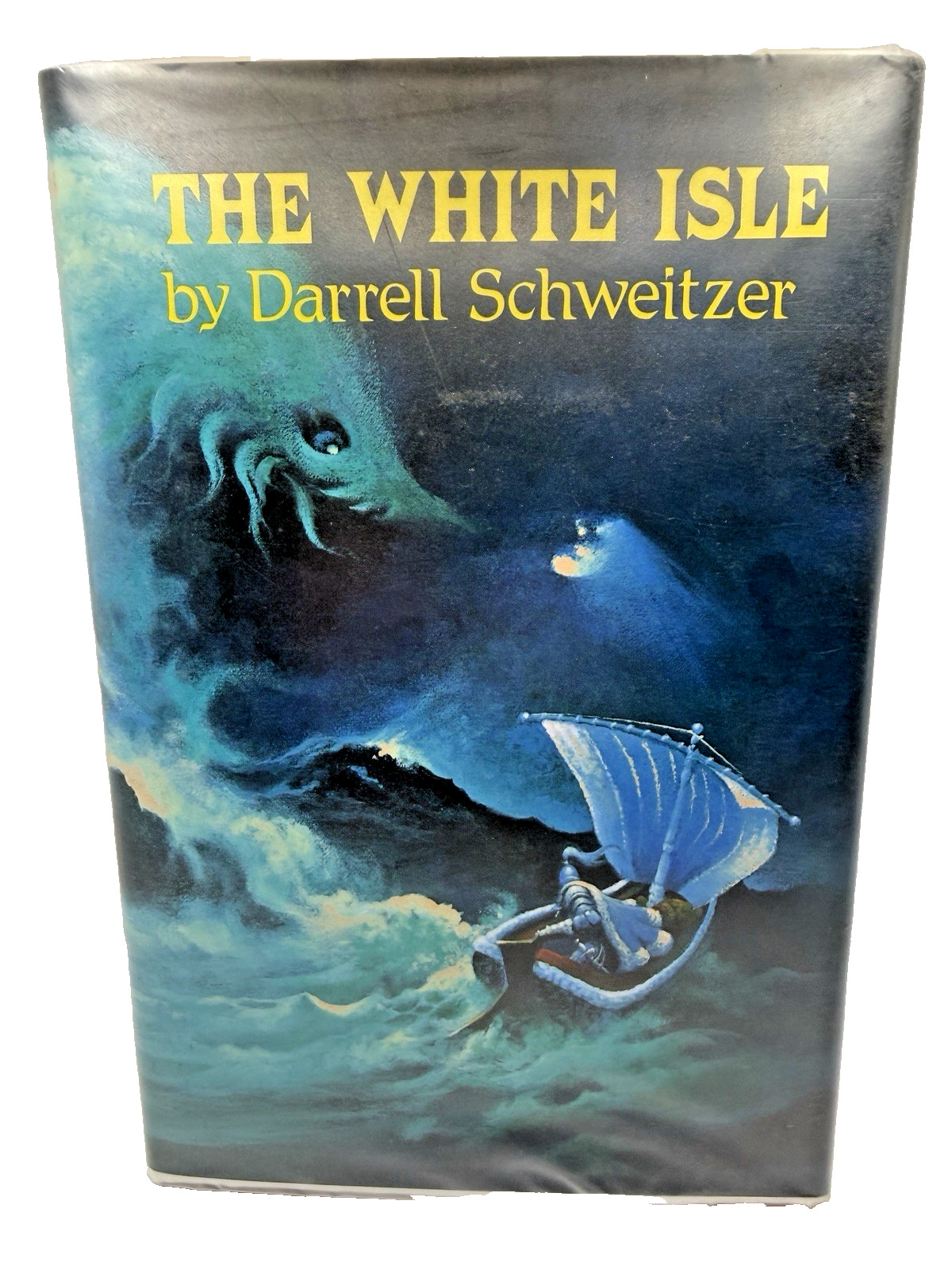 The White Isle by DARRELL SCHWEITZER, 1989 First Edition SIGNED (HC w/DJ)