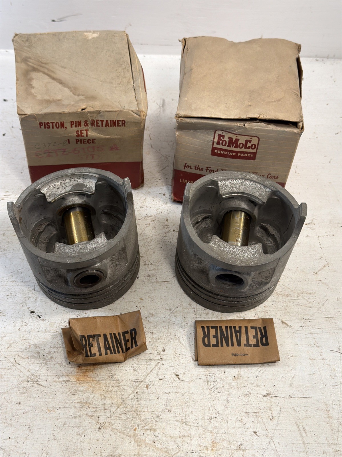 2-NOS OEM Ford C2TZ-6108-A Pistons 262 Inline 6 Engine 1961-64 F Series Trucks 2-NOS OEM Ford C2TZ-6108-A Pistons 262 Inline 6 Engine 1961-64 F Series Trucks