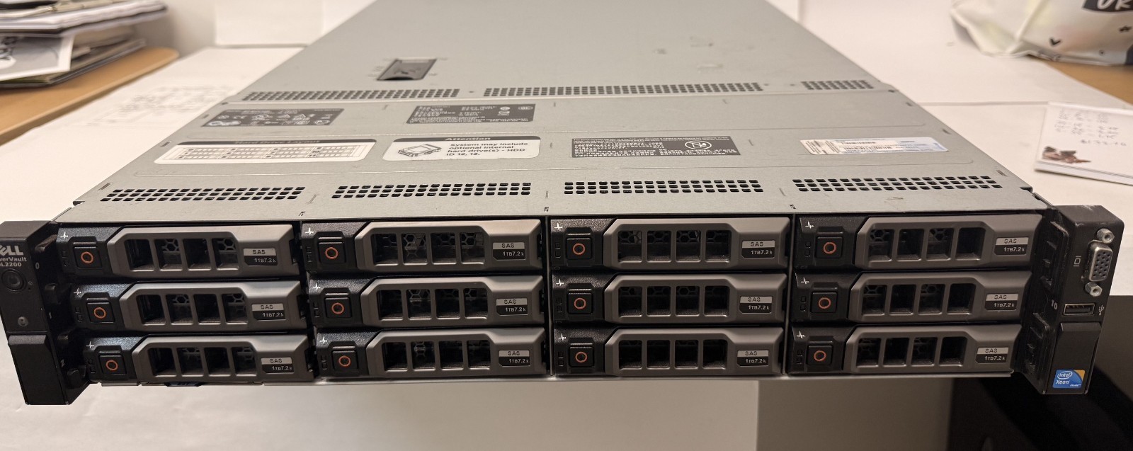 Dell PowerVault DL2200 2x Xeon E5620 24GB RAM H700 2x500GB SAS RAID1