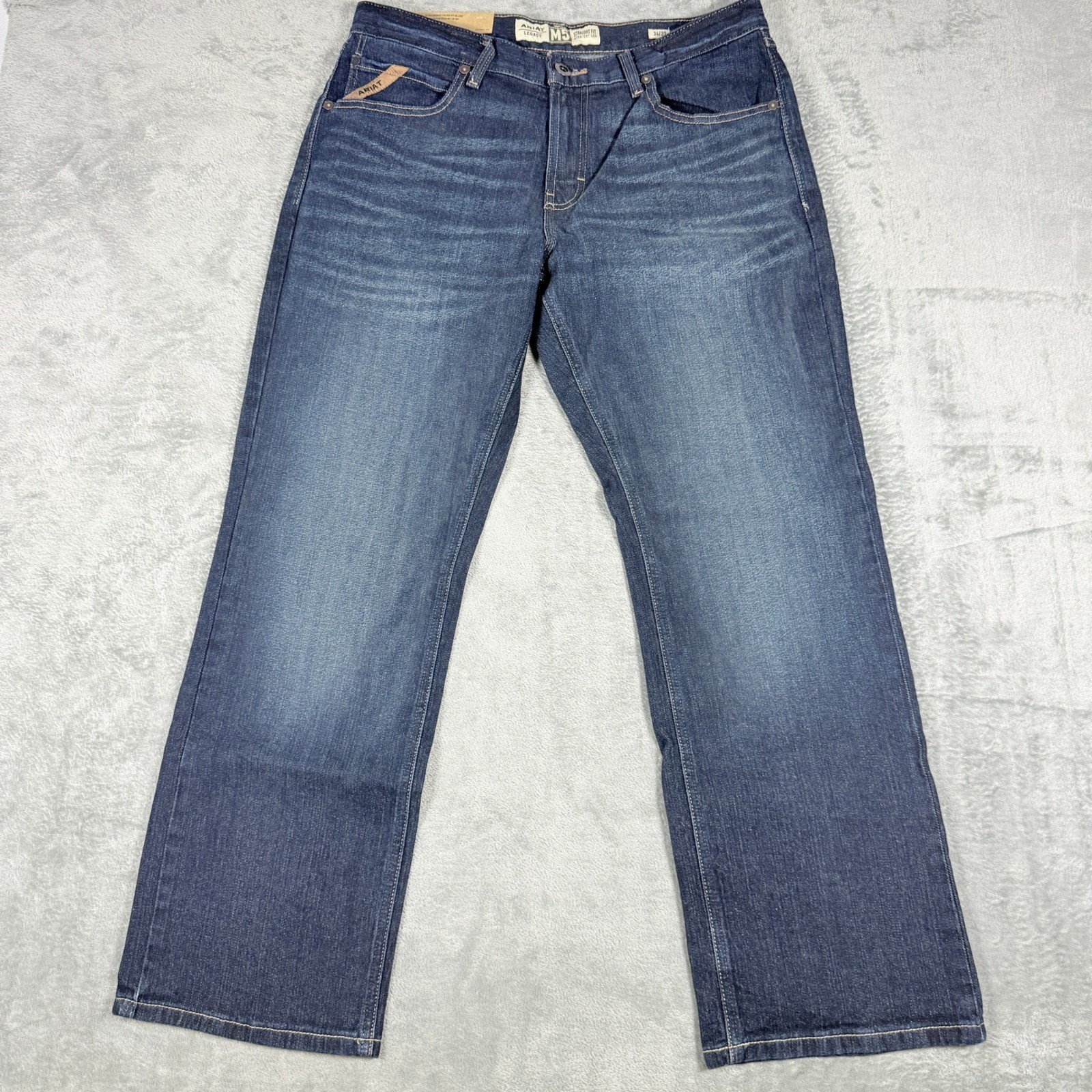 Ariat Mens 34x30 M5 Legacy Durham Straight Leg Stretch Jeans 10022784