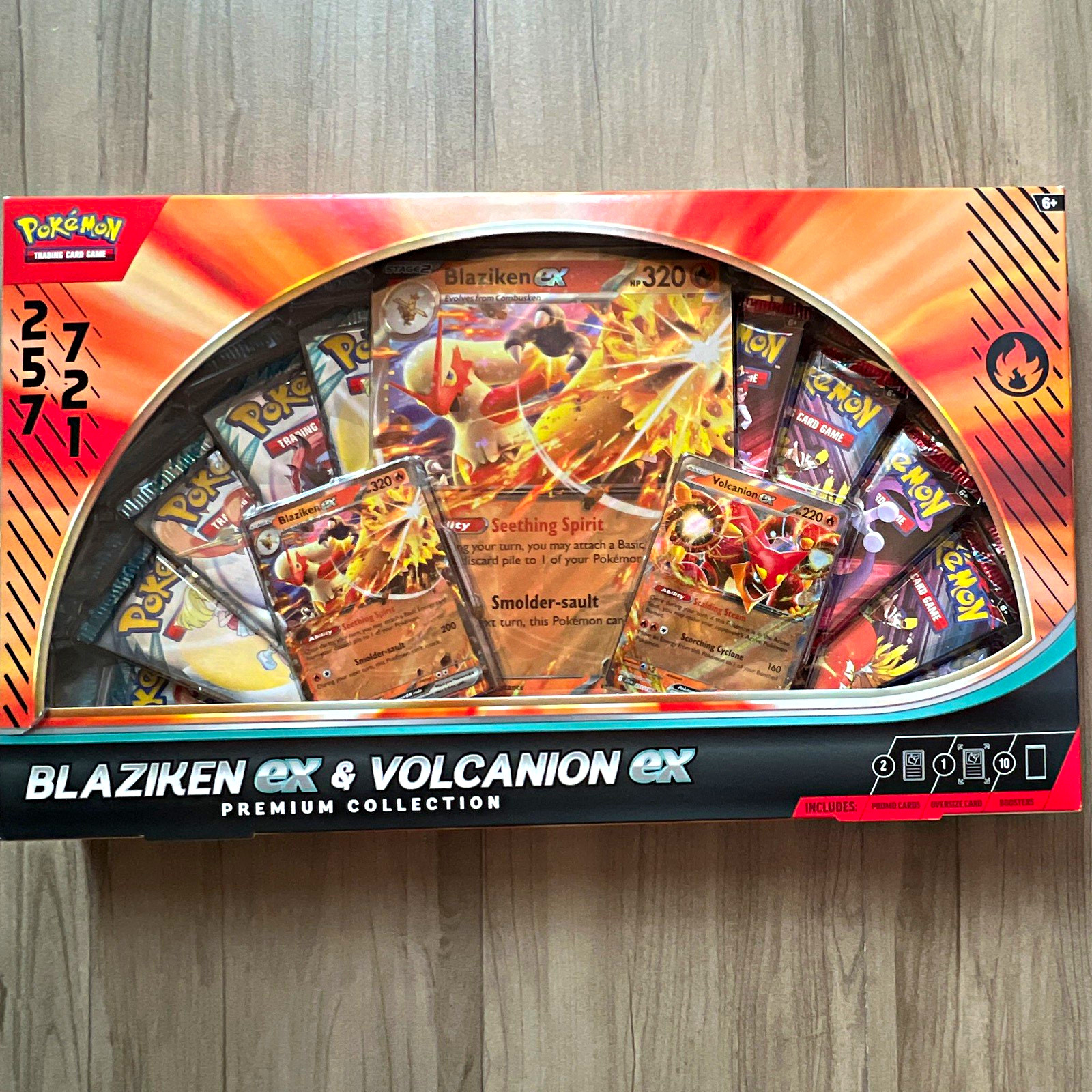 Pokémon TCG Blaziken GX & Volcanion GX Premium Collection Box 2 Promo Pokémon TCG Blaziken GX & Volcanion GX Premium Collection Box 2 Promo
