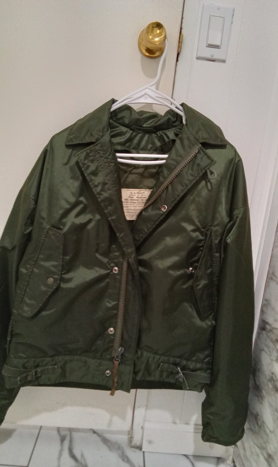 VTG Vietnam Era Extreme Cold Weather Jacket Insulated A-1 Medium Insulated Liner