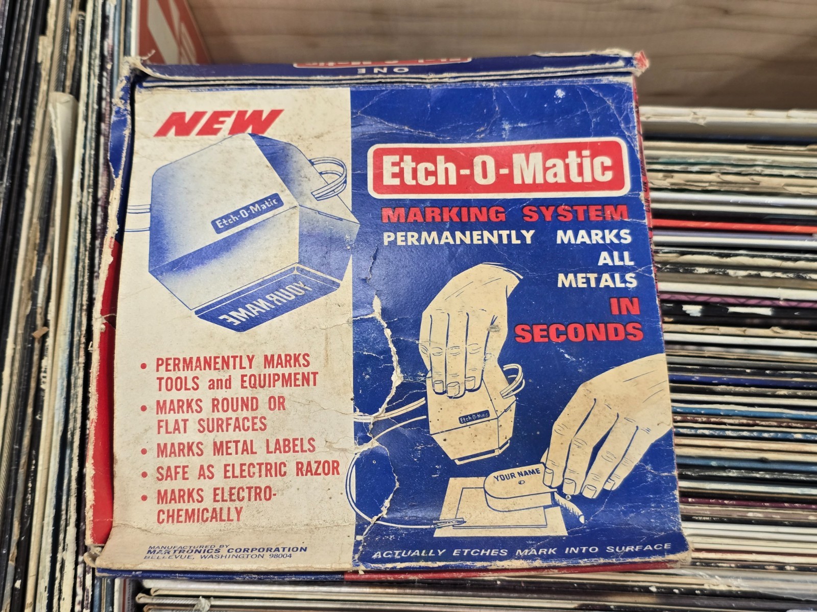 Vintage Mueller etch o matic electronic etching device Start Kit