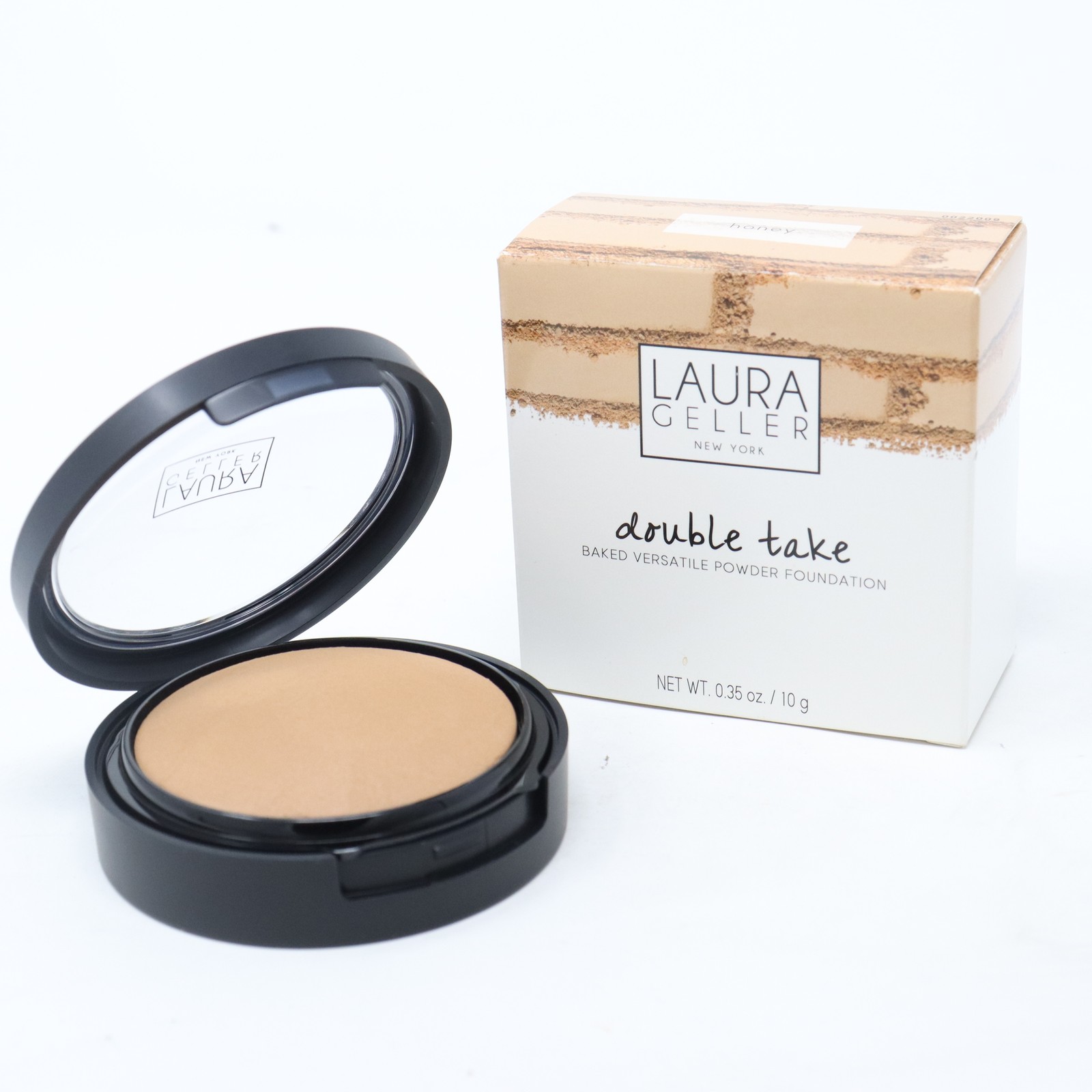 Laura Geller Double Take Baked Versatile Powder Foundation 0.35oz - Honey