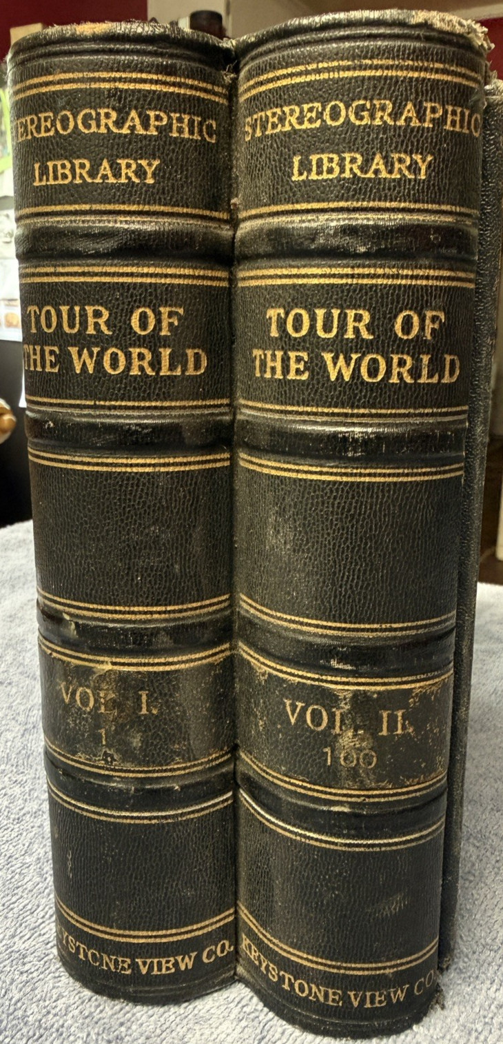 Tour of the World Stereoview Library Keystone View Co. Vol I & II Tour of the World Stereoview Library Keystone View Co. Vol I & II