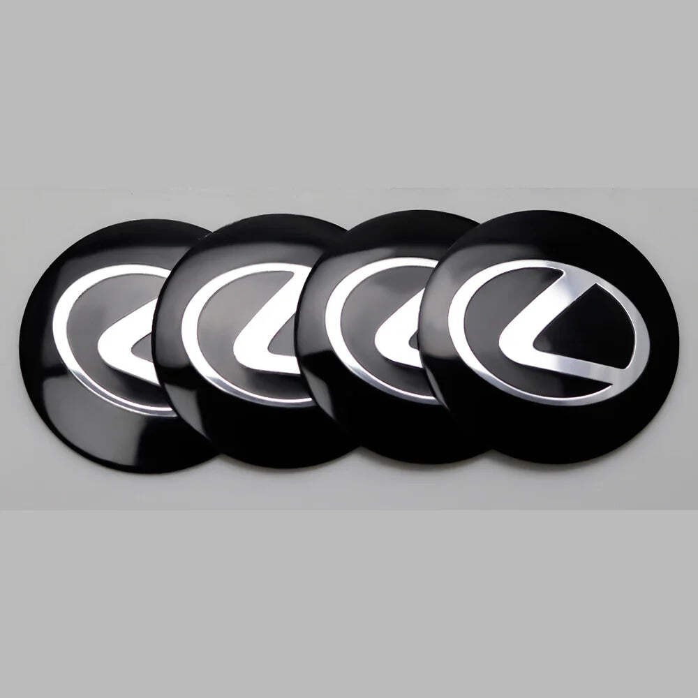4Pcs 56MM Car Emblem Wheel Center Cover Hub Sticker Accessories For Lexus FSPORT