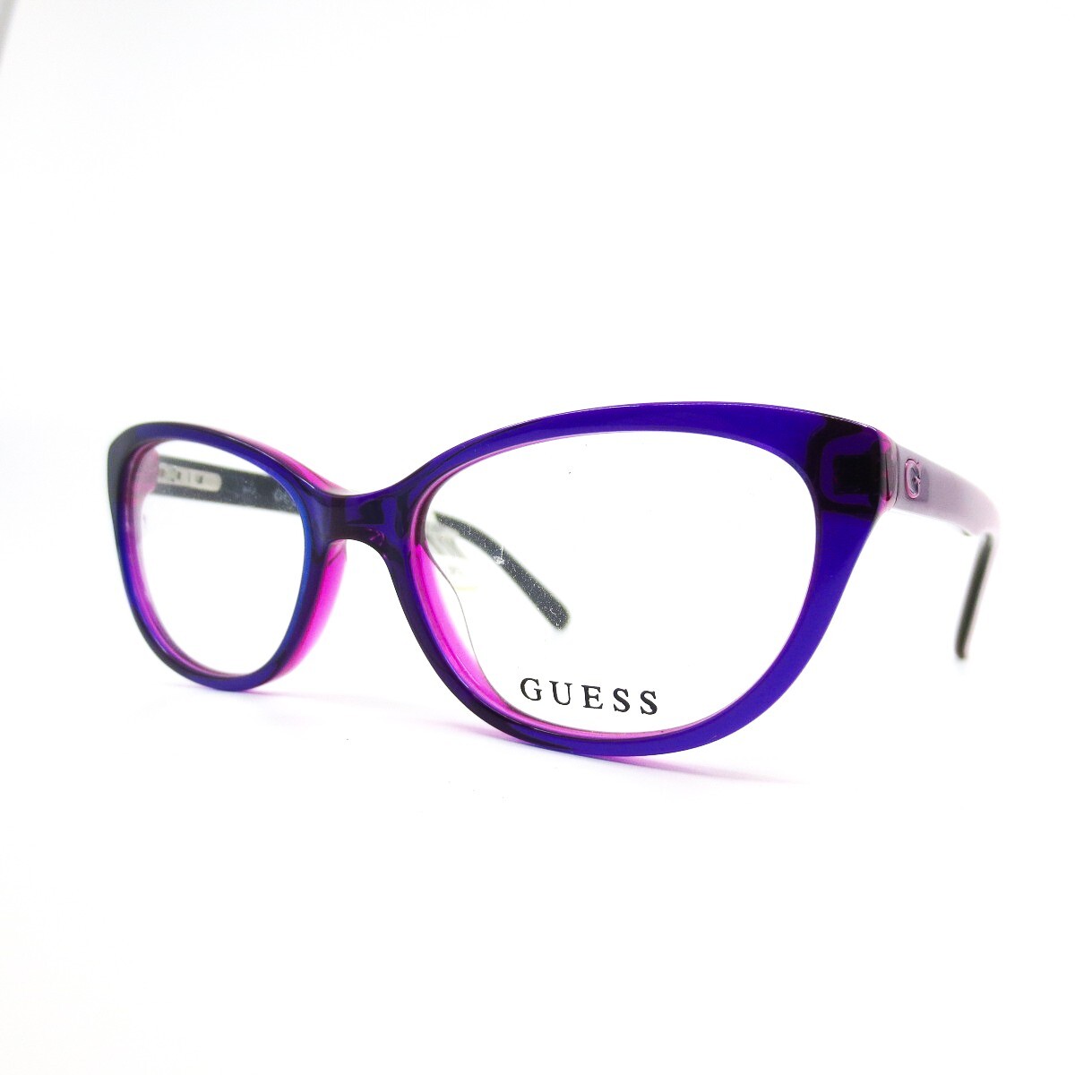 Guess Kids Eyeglasses Frames GU9169 083 Black Purple Pink Cat Eye 48-16-130 Guess Kids Eyeglasses Frames GU9169 083 Black Purple Pink Cat Eye 48-16-130