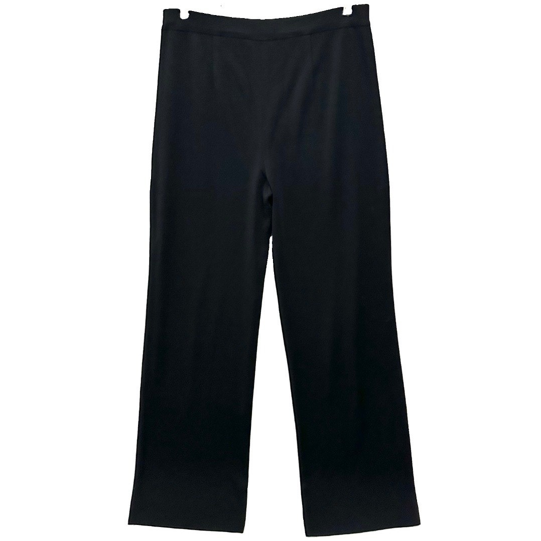 Exclusively Misook M Knit Straight Wide Leg Pants Medium Pull On Professional Exclusively Misook M Knit Straight Wide Leg Pants Medium Pull On Professional