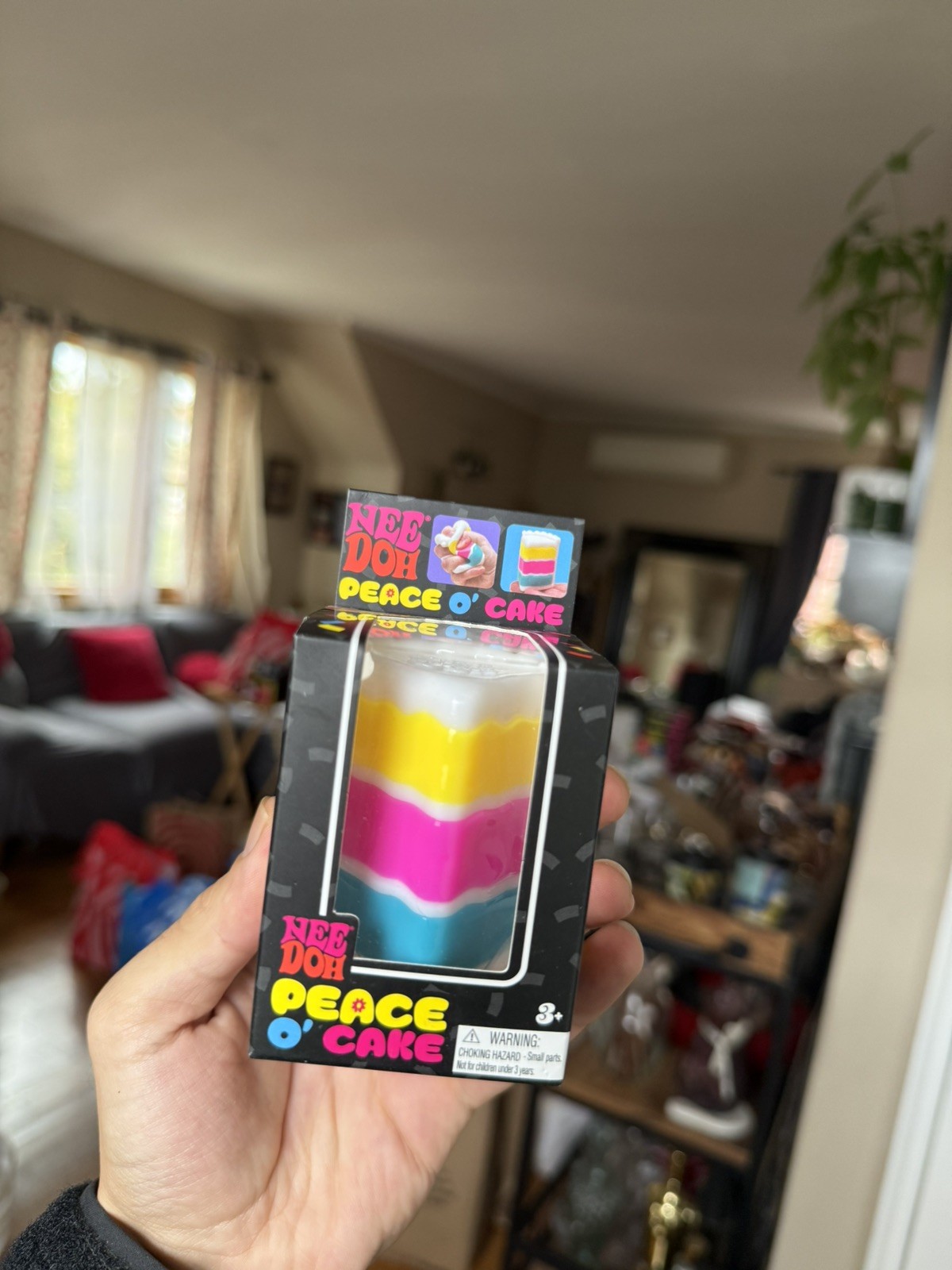 BRAND NEW AUTHENTIC NEEDOH Peace O’ Cake NeeDoh ULTRA RARE Birthday Cake Slice