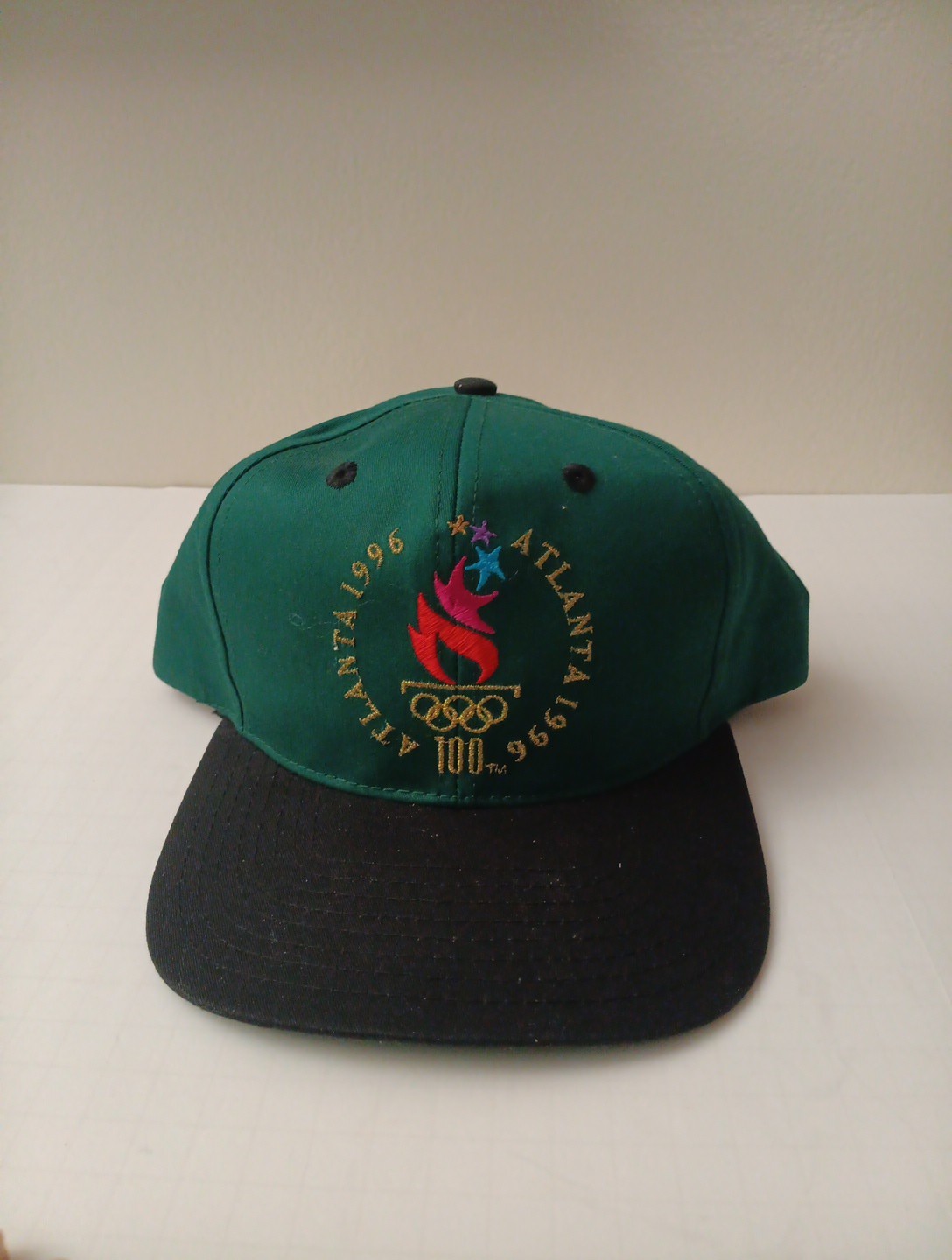 Vintage Deadstock 1996 Olympic Games Atlanta Eastsport Baseball Hat Cap Snapback