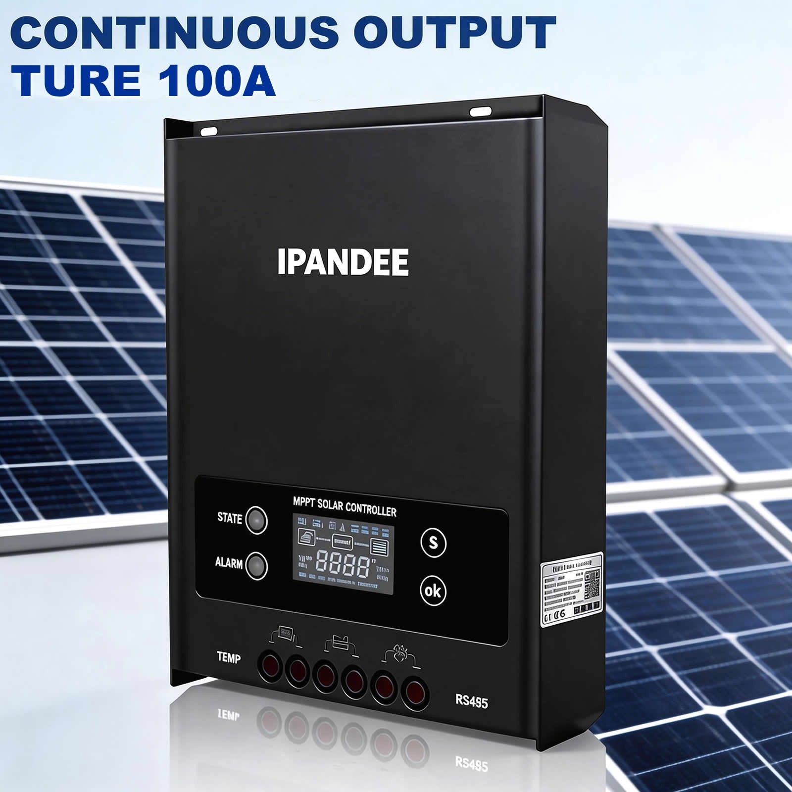 5200W 100A MPPT Solar Charge Controller 12V/24V/36V/48V Battery PV Regulator US