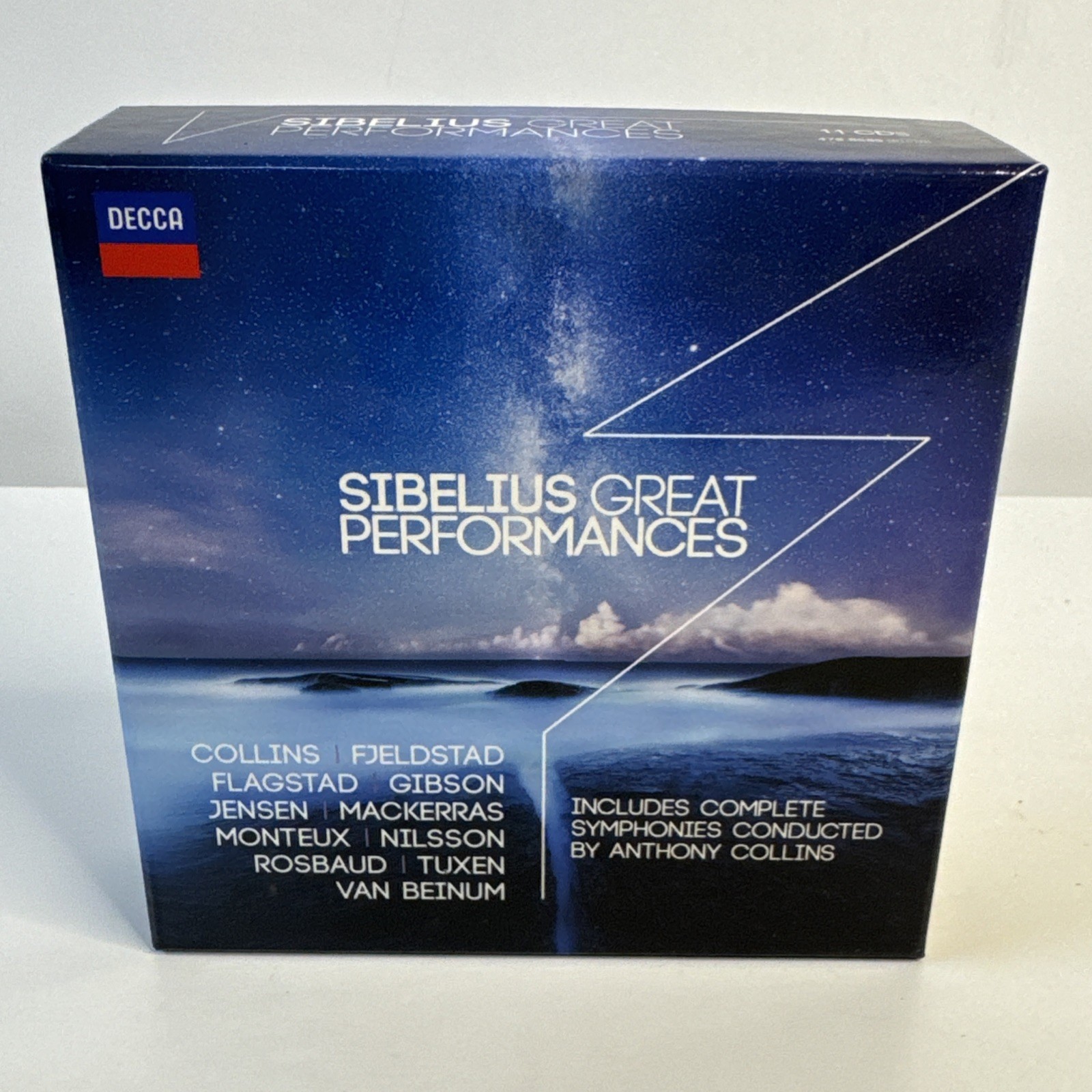 Jean Sibelius Sibelius: Great Performances 11-CD BOX SET DECCA. MINT Jean Sibelius Sibelius: Great Performances 11-CD BOX SET DECCA. MINT