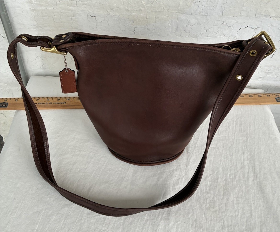 VTG Coach Bucket Bag 9953 Brown Leather Zip Hobo Helen\'s Legacy Shoulder Bag USA VTG Coach Bucket Bag 9953 Brown Leather Zip Hobo Helen\'s Legacy Shoulder Bag USA