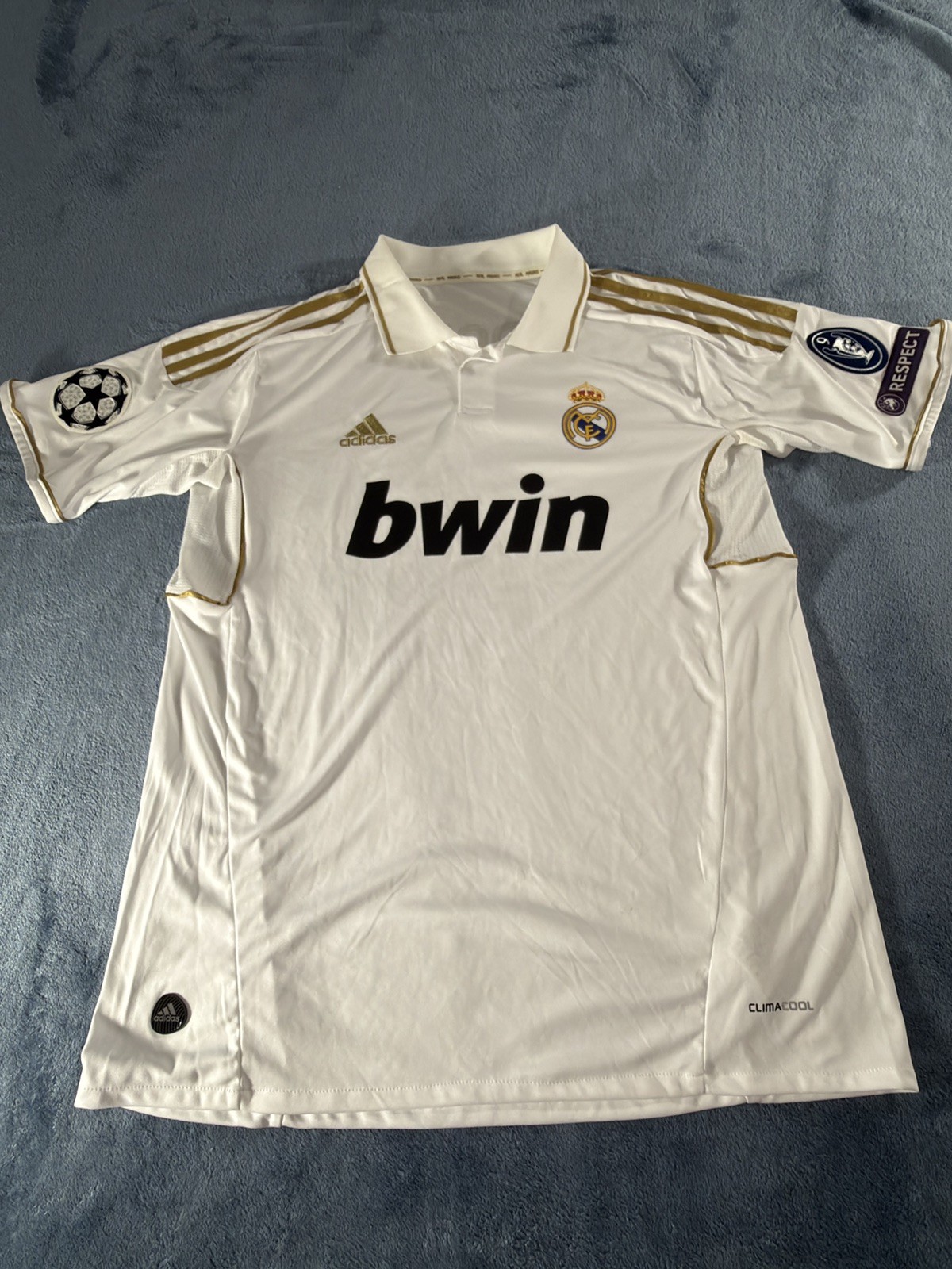 2011/12 Real Madrid Home Jersey #7 Ronaldo L adidas Soccer Original CR7 Kit