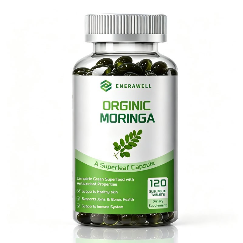 100% Pure Moringa 120 Softgels | Antioxidant Greens Supplement | 02/07/2027