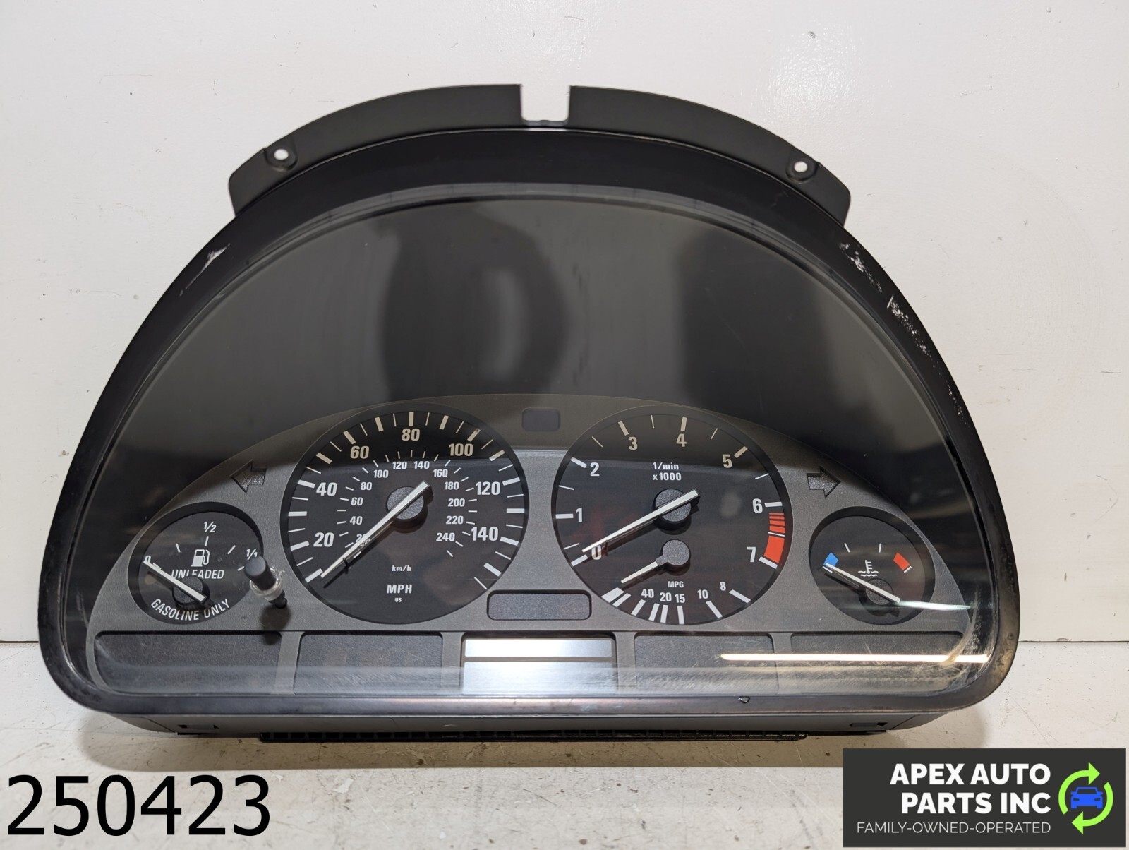 OEM 1997-2001 BMW 528i 2.8L Dash Instrumental Speedometer Cluster Gauge Display OEM 1997-2001 BMW 528i 2.8L Dash Instrumental Speedometer Cluster Gauge Display