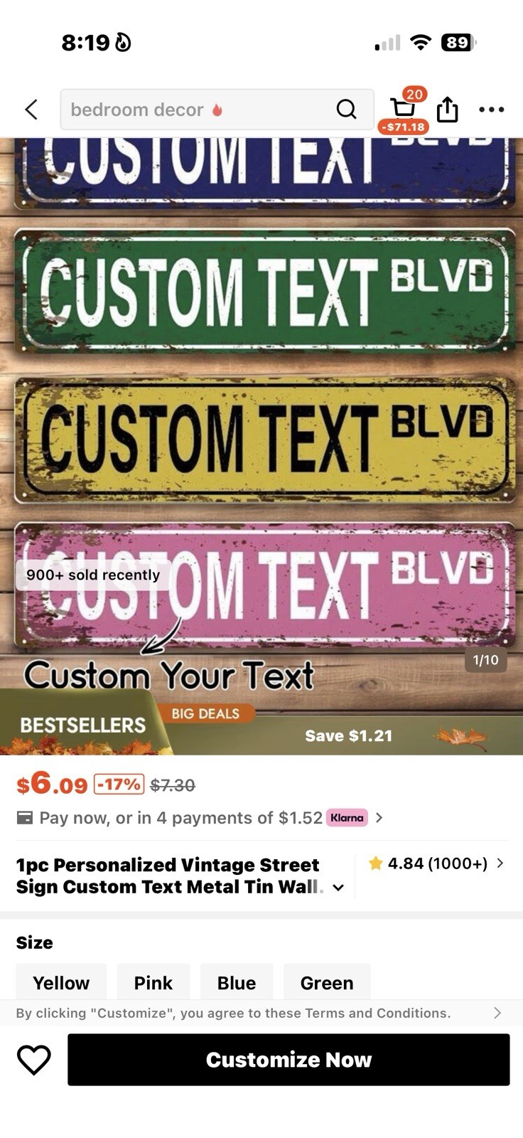 Personalized Vintage/Retro Distressed Metal Street Sign Wall Plaque Rectangle Personalized Vintage/Retro Distressed Metal Street Sign Wall Plaque Rectangle