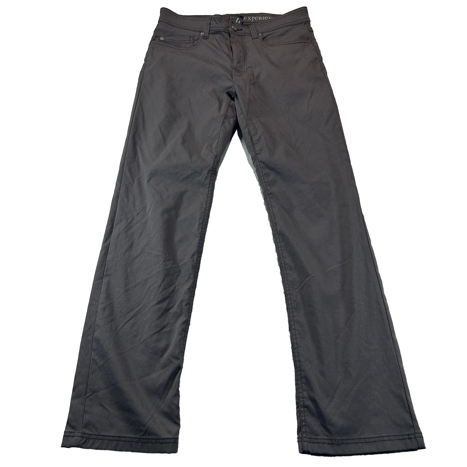Prana Zion Pants Men 32x32 Gray Slim Fit Breathable Stretch Hiking Outdoor