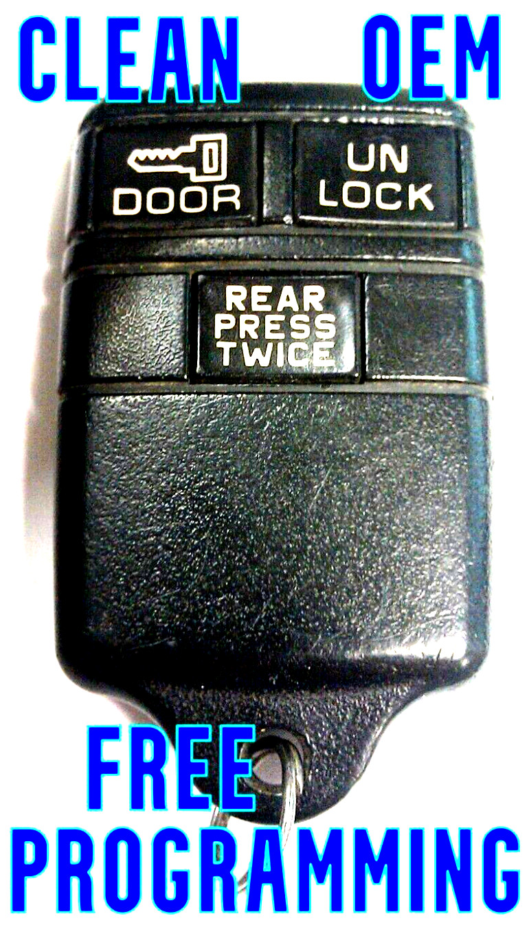 CLEAN 100% OEM 1995 1996 BLAZER REAR 2X KEYLESS REMOTE FOB TRANSMITTER ABO0104T CLEAN 100% OEM 1995 1996 BLAZER REAR 2X KEYLESS REMOTE FOB TRANSMITTER ABO0104T
