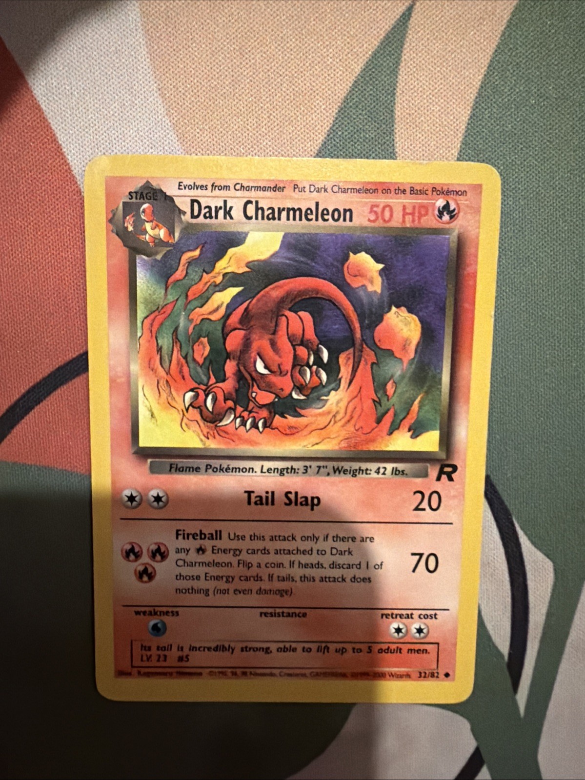 Pokemon Dark Charmeleon Team Rocket Pokemon Dark Charmeleon Team Rocket