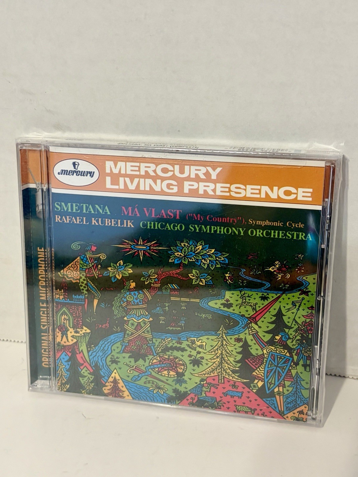BEDRICH SMETANA MA VLAST, RAFAEL KUBELIK CSO, 1996 MERCURY LIVING PRESENCE CD BEDRICH SMETANA MA VLAST, RAFAEL KUBELIK CSO, 1996 MERCURY LIVING PRESENCE CD