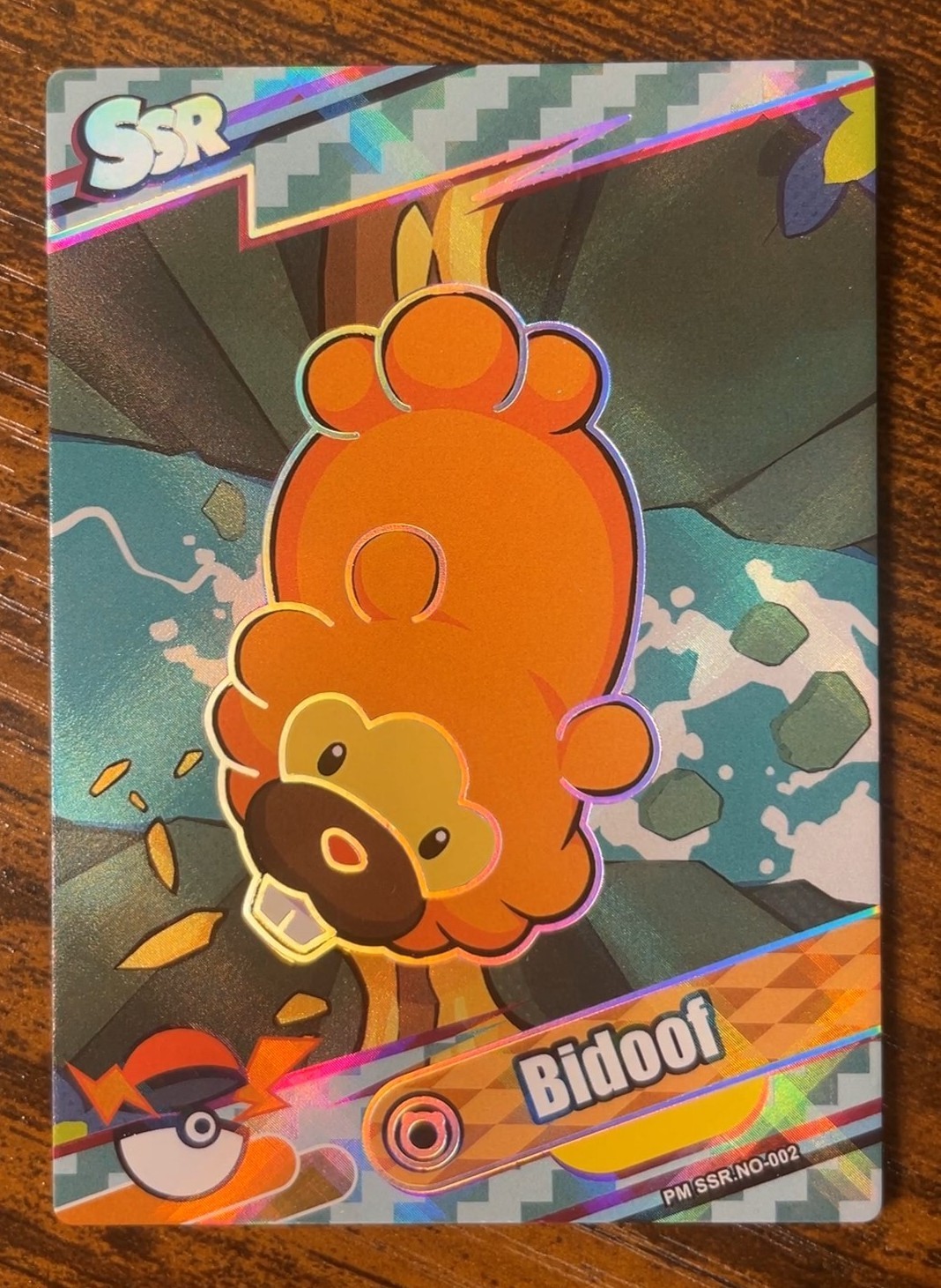   New Bidoof PM-SSR No. 002 SSR Holo   Eif Origin 4.0 Non-TCG Pokémon  