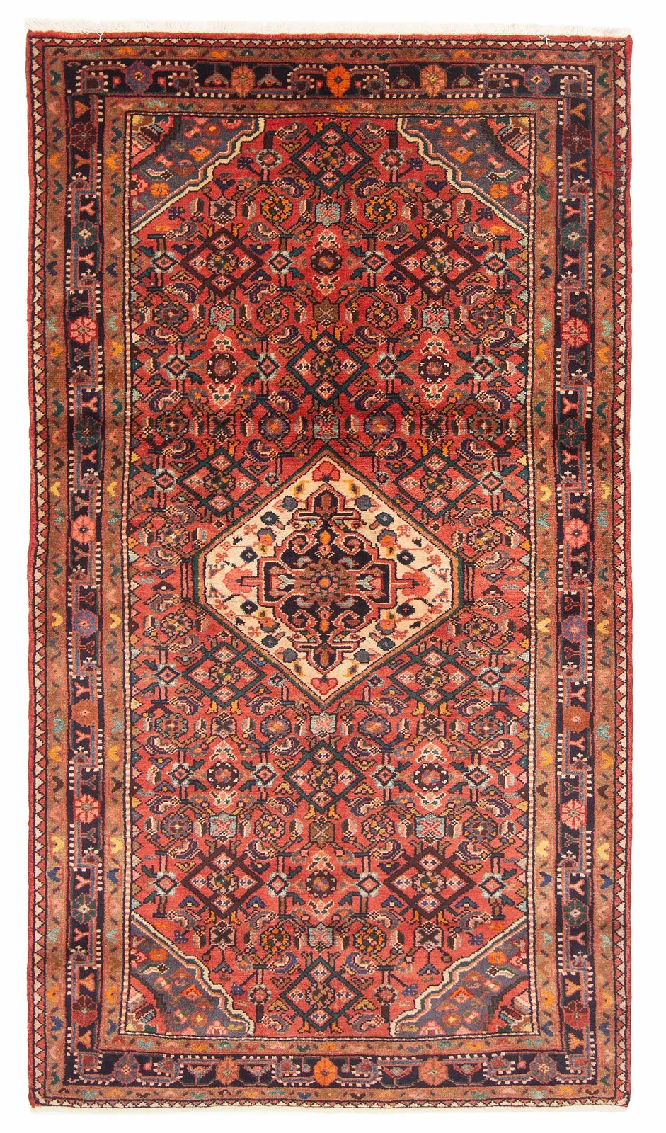 Traditional Vintage Hand-Knotted Area Rug 3\'8\