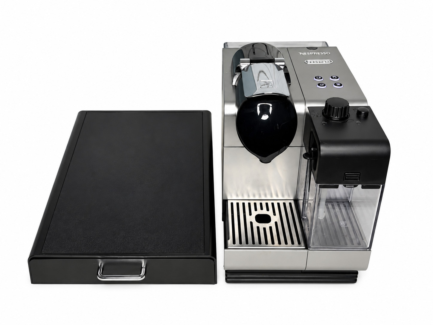 Nespresso DeLonghi Lattissima Plus EN520SL Espresso Machine w/ Capsule Drawer