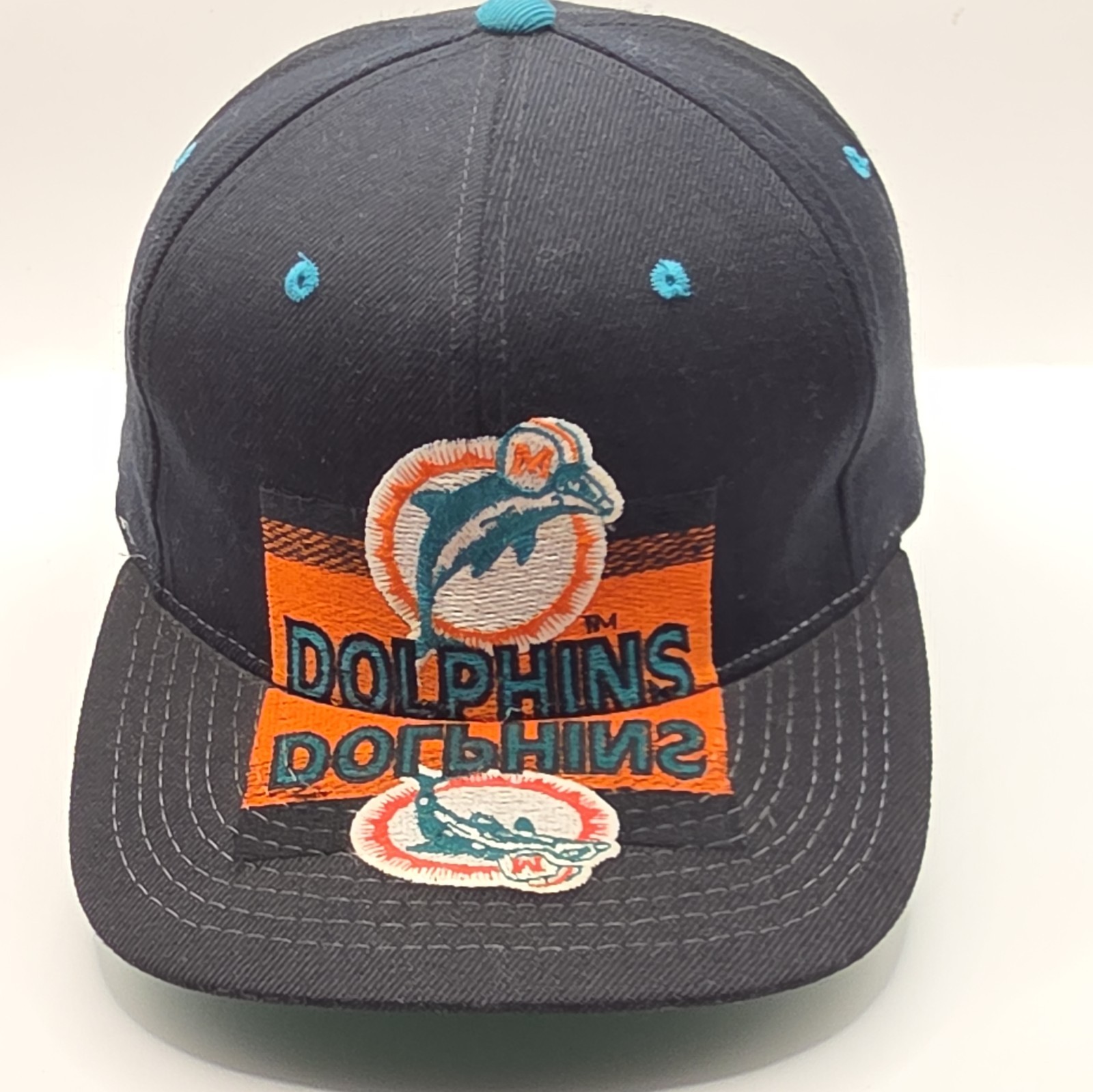 Miami Dolphins Vintage  Cap NFL   Starter Mirror Reflection 90s Snapback Hat