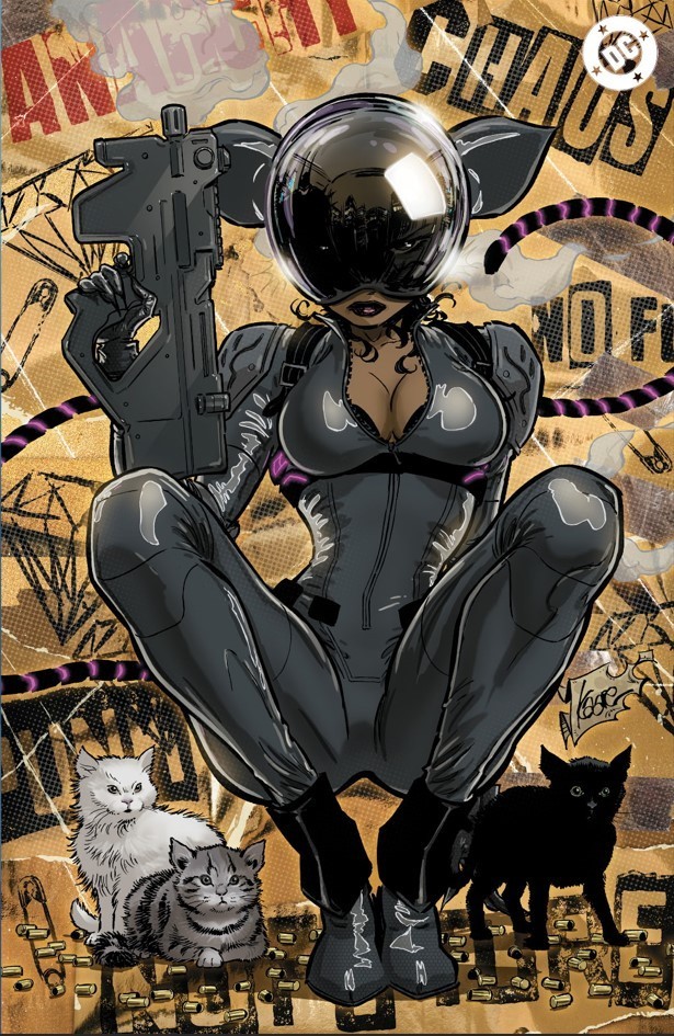 ABSOLUTE CATWOMAN #3   Kaare Andrews Virgin GOLD FOIL Exclusive Now Shipping