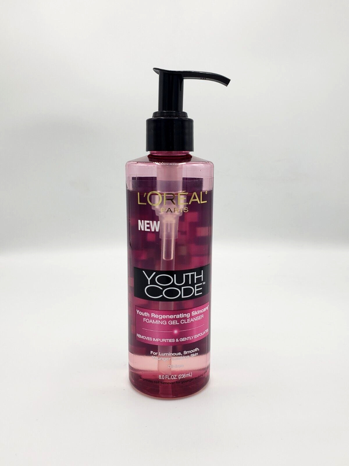 NEW L\'Oréal Youth Code Youth Regeneration Skincare Foaming Gel Cleanser 8 Oz NEW L\'Oréal Youth Code Youth Regeneration Skincare Foaming Gel Cleanser 8 Oz