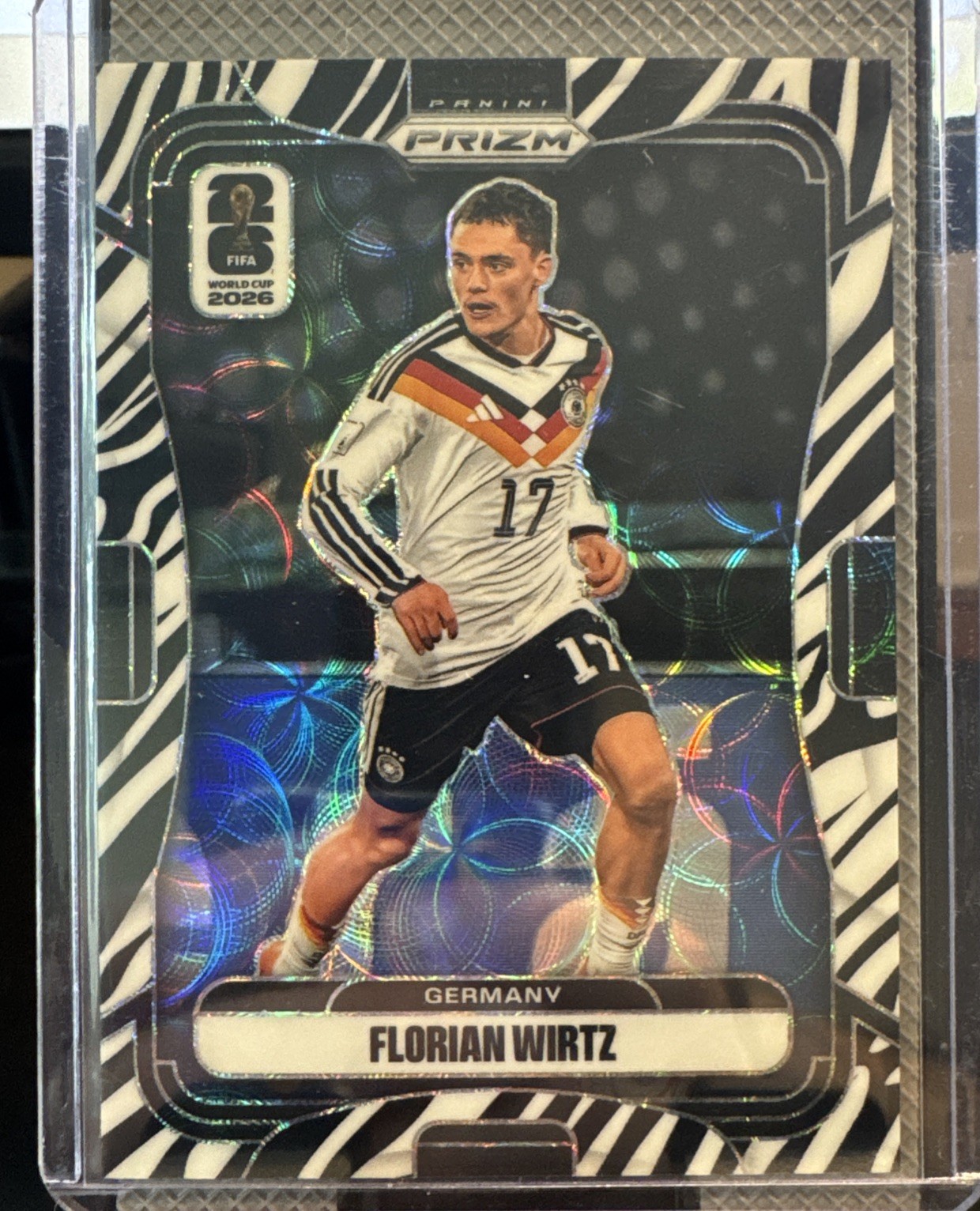 Florian Wirtz SP SSP Zebra 2026 Prizm World Cup Germany Liverpool Florian Wirtz SP SSP Zebra 2026 Prizm World Cup Germany Liverpool