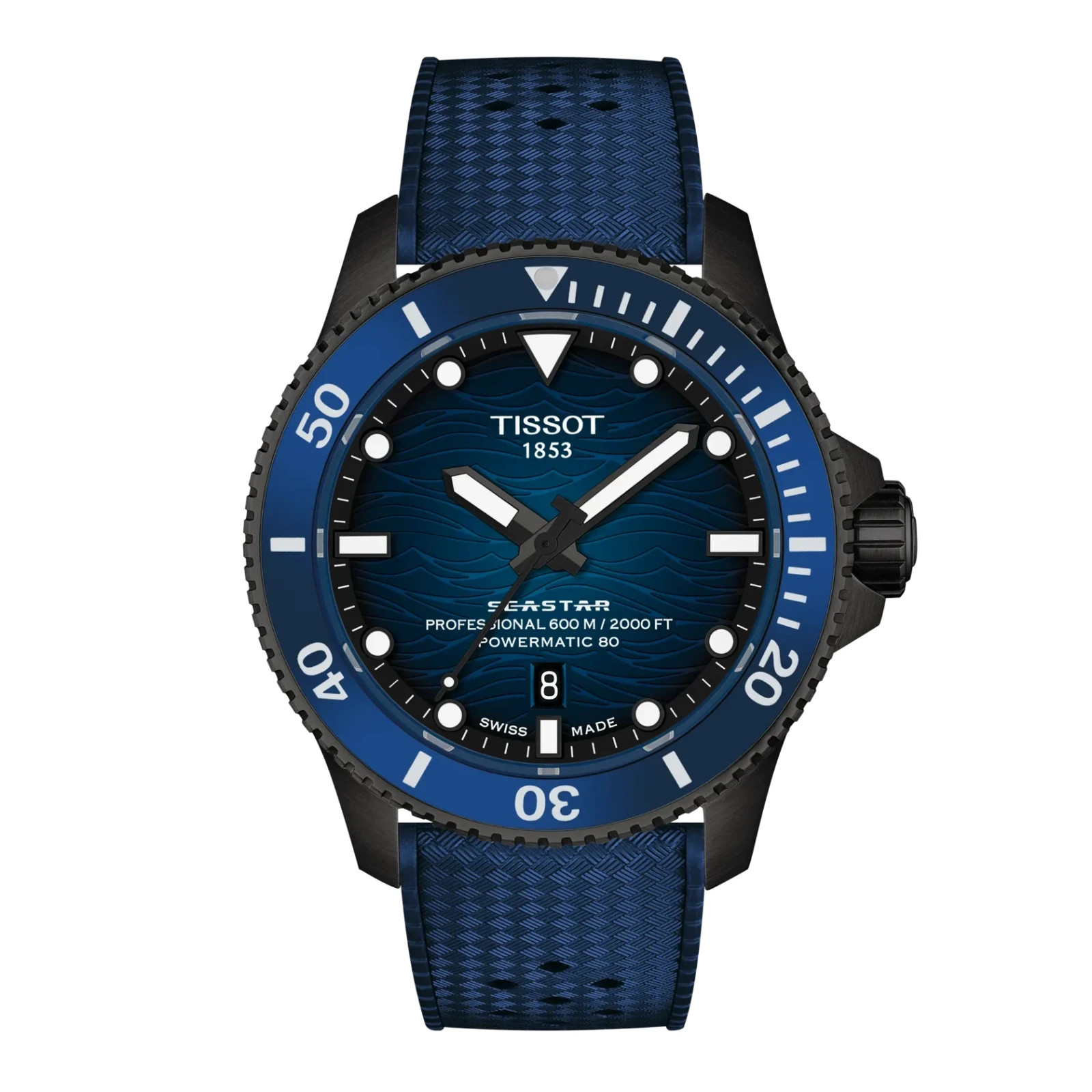 Tissot Seastar 2000 Dark Blue Dial SS 44 MM Watch T120.907.37.041.00