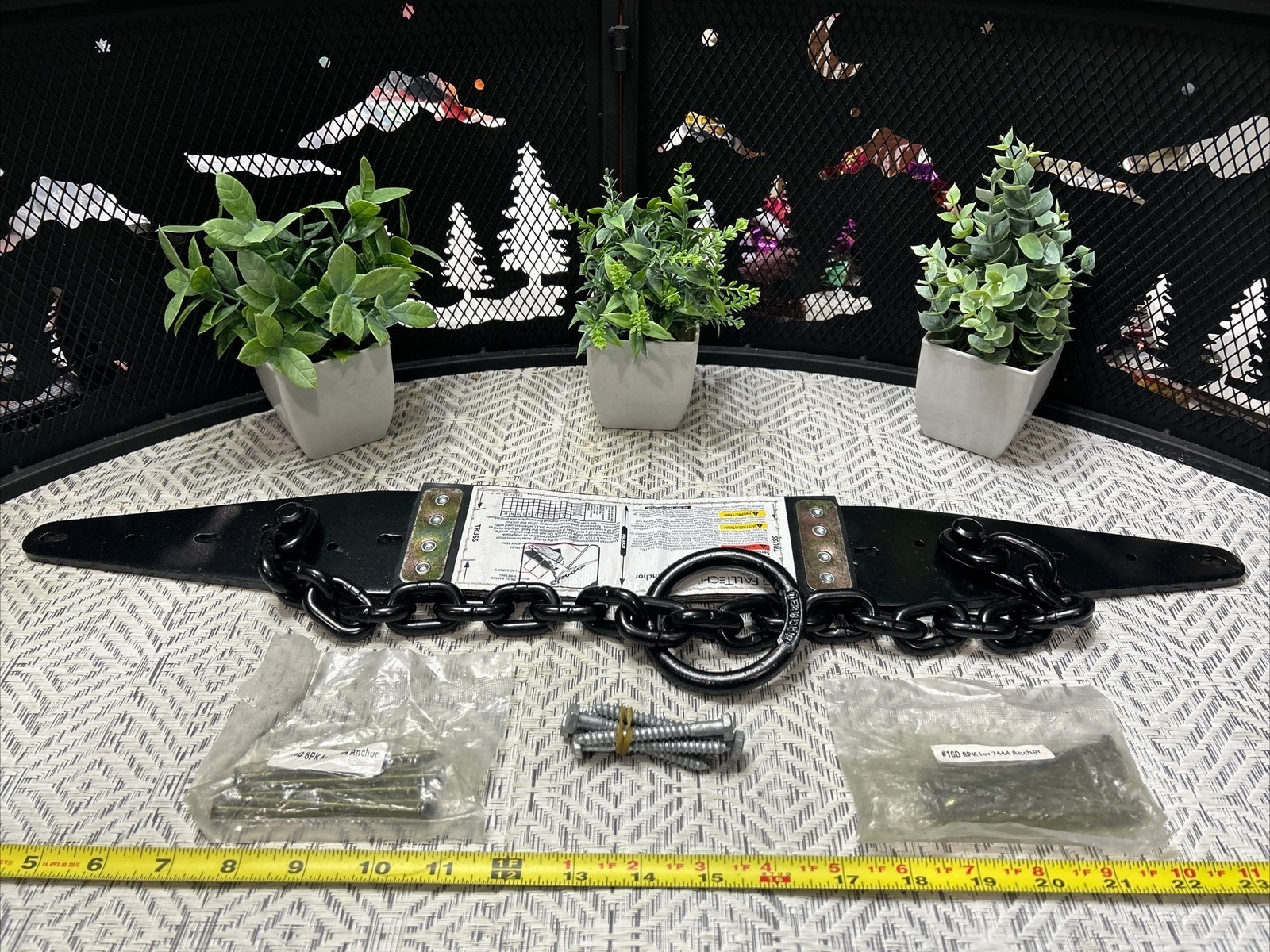 NEW- NS7493A NS Fall Protection Removable Roof Safety Harness Steel Anchor