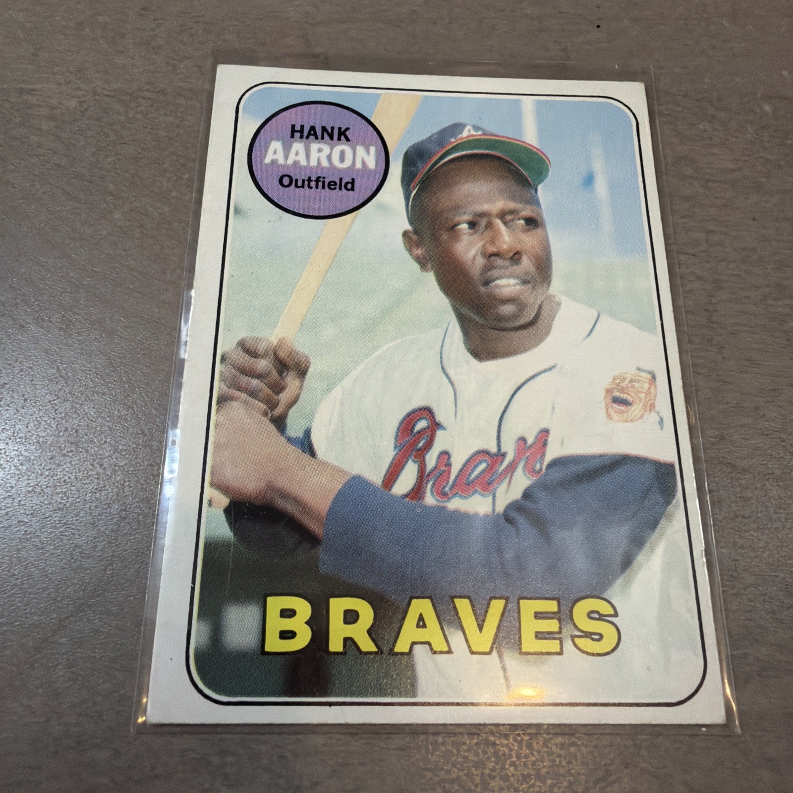 1969 Topps HANK AARON #100💥CLEAN BOLD COLOR💥SHARP VISUAL GLOSS🎉 RAZOR SHARP 1969 Topps HANK AARON #100💥CLEAN BOLD COLOR💥SHARP VISUAL GLOSS🎉 RAZOR SHARP