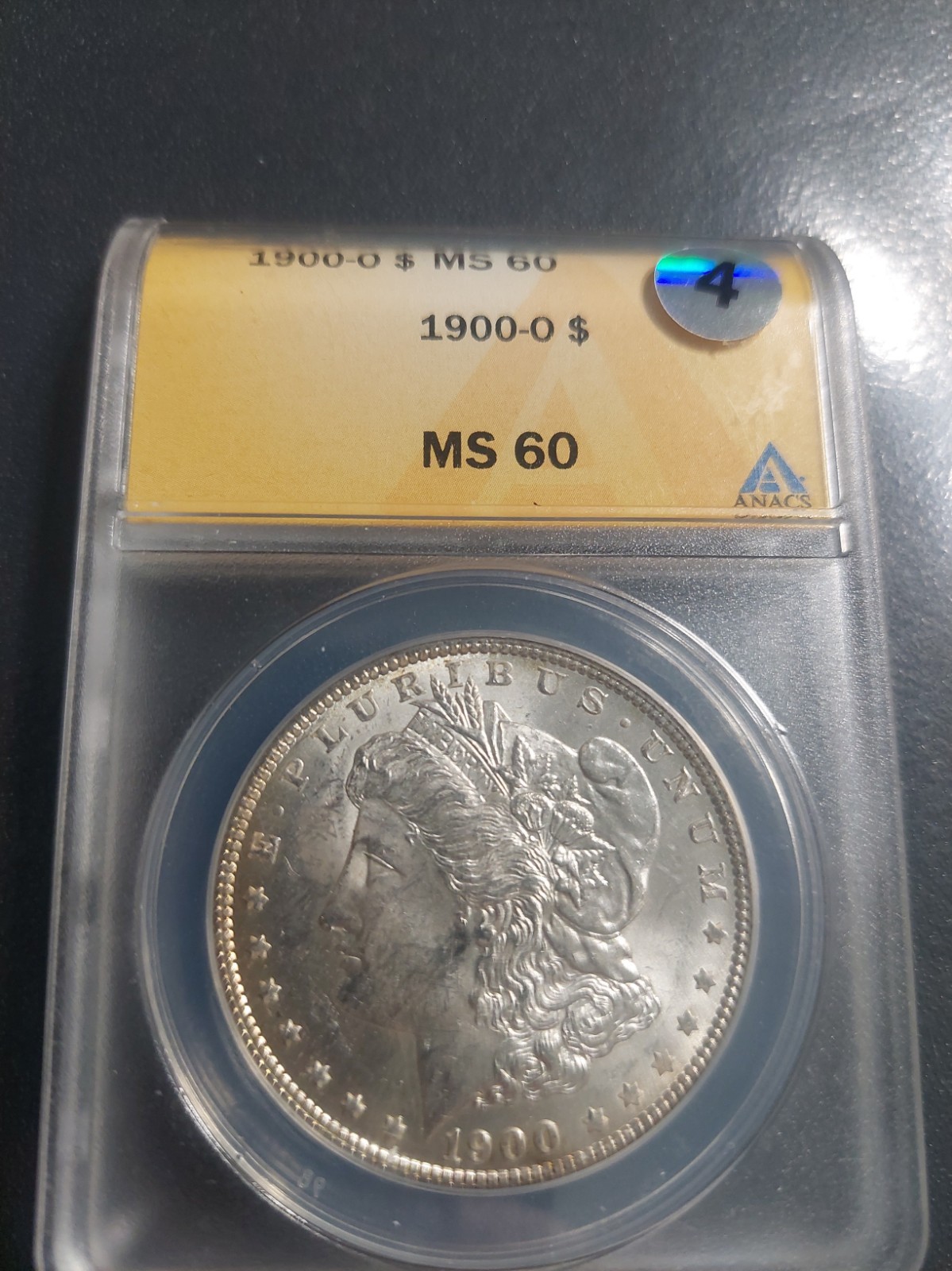 1900-O Morgan Dollar MS63 ANACS 1900-O Morgan Dollar MS63 ANACS