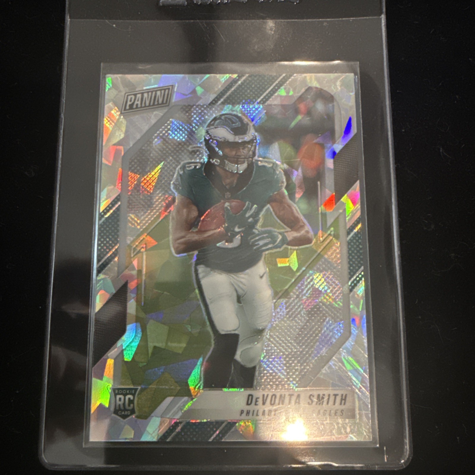 2021 Panini National Convention VIP Gold Pack DeVonta Smith RC3 Cracked Ice /99