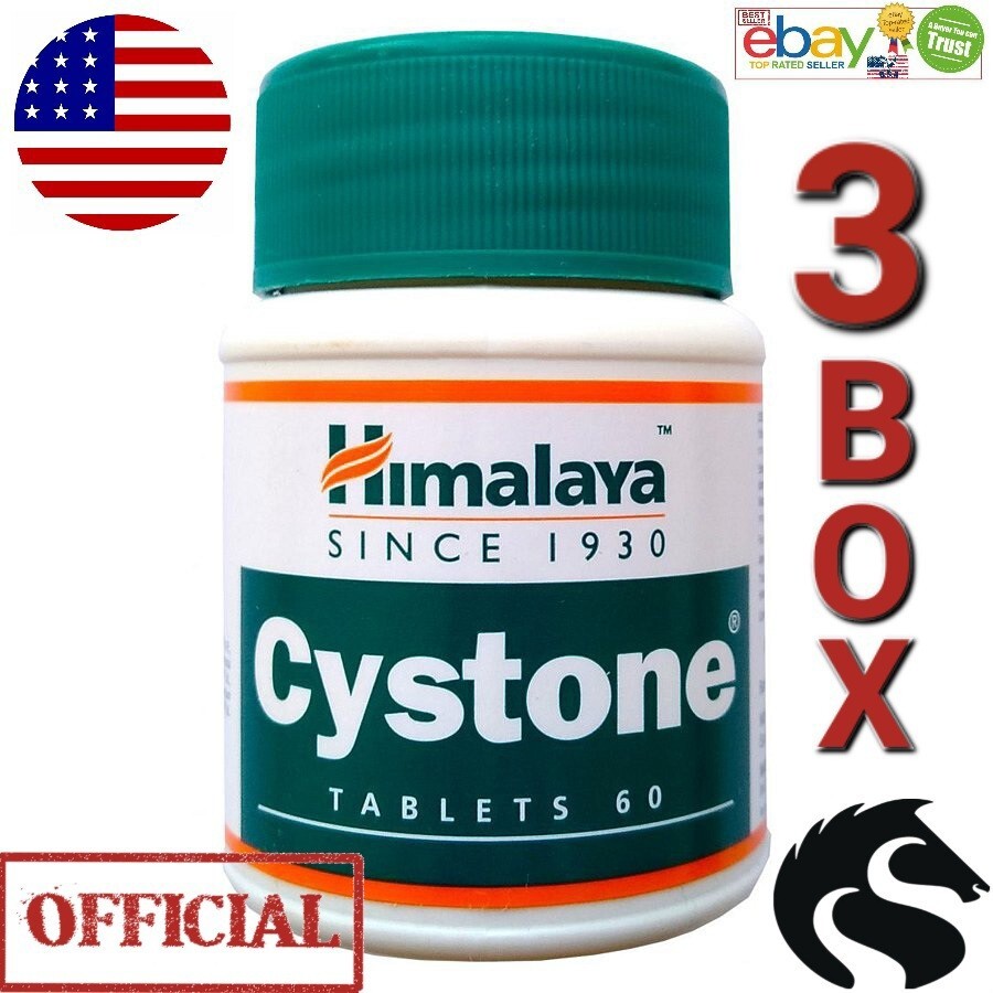 Cystone Himalaya OFFICIAL USA 3 Pack 180 Tablets Vegetarian Botanical 100% Pure