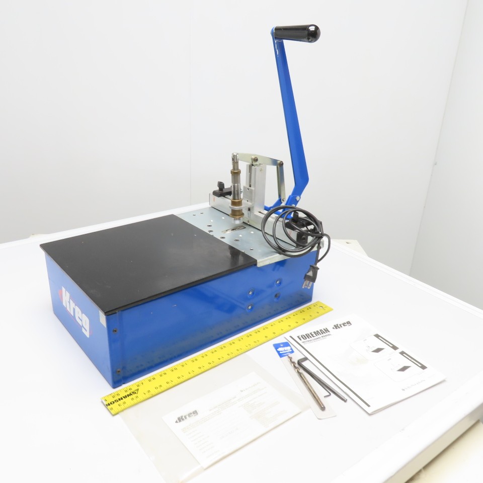 Kreg DB110 Foreman Electric Pocket Hole Machine 115V 8A 3/4HP 1Ph
