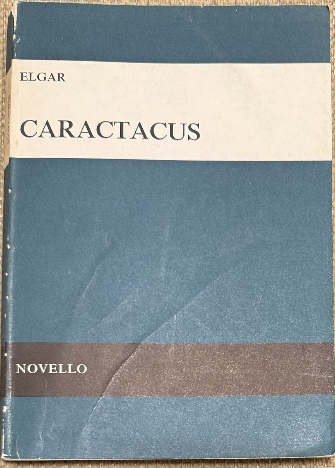 ELGAR: Caractacus; Opus 35 (Vocal Score, Novello, Paperback, 1898)