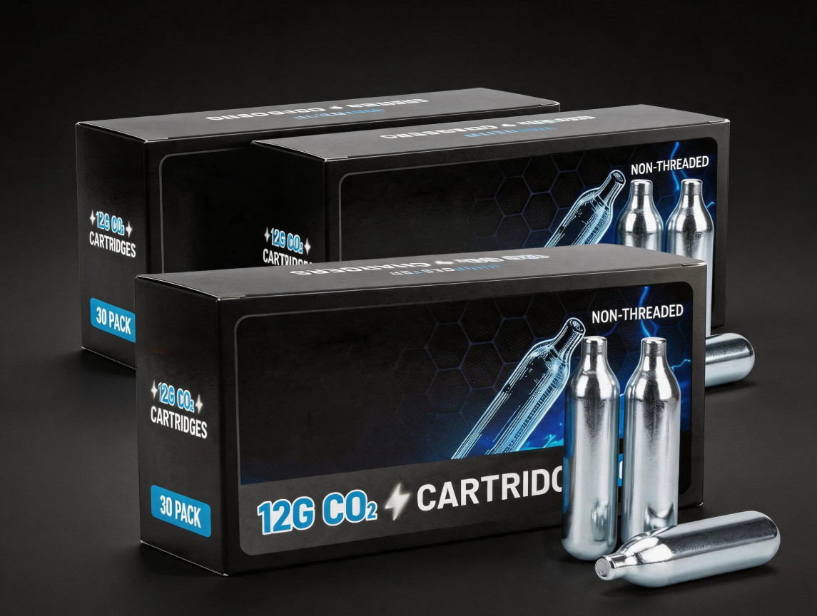 Whipbester 90 Pack 12g CO2 Cartridges for Air Pistols, BB Guns & Air Rifles
