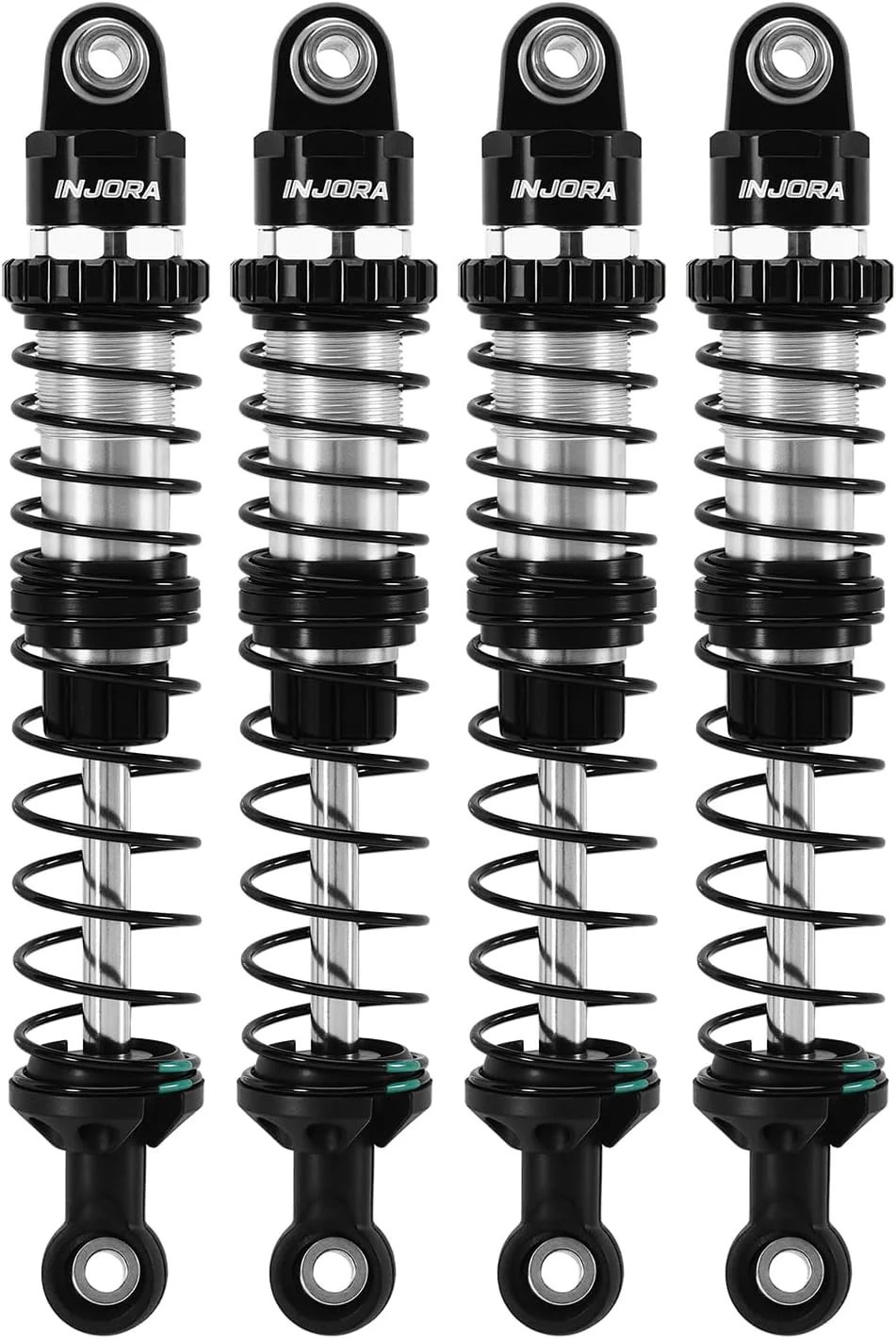 INJORA DRX 90mm Dual-rate Spring Oil Shocks for TRX4 SCX10 1/10 RC Crawler