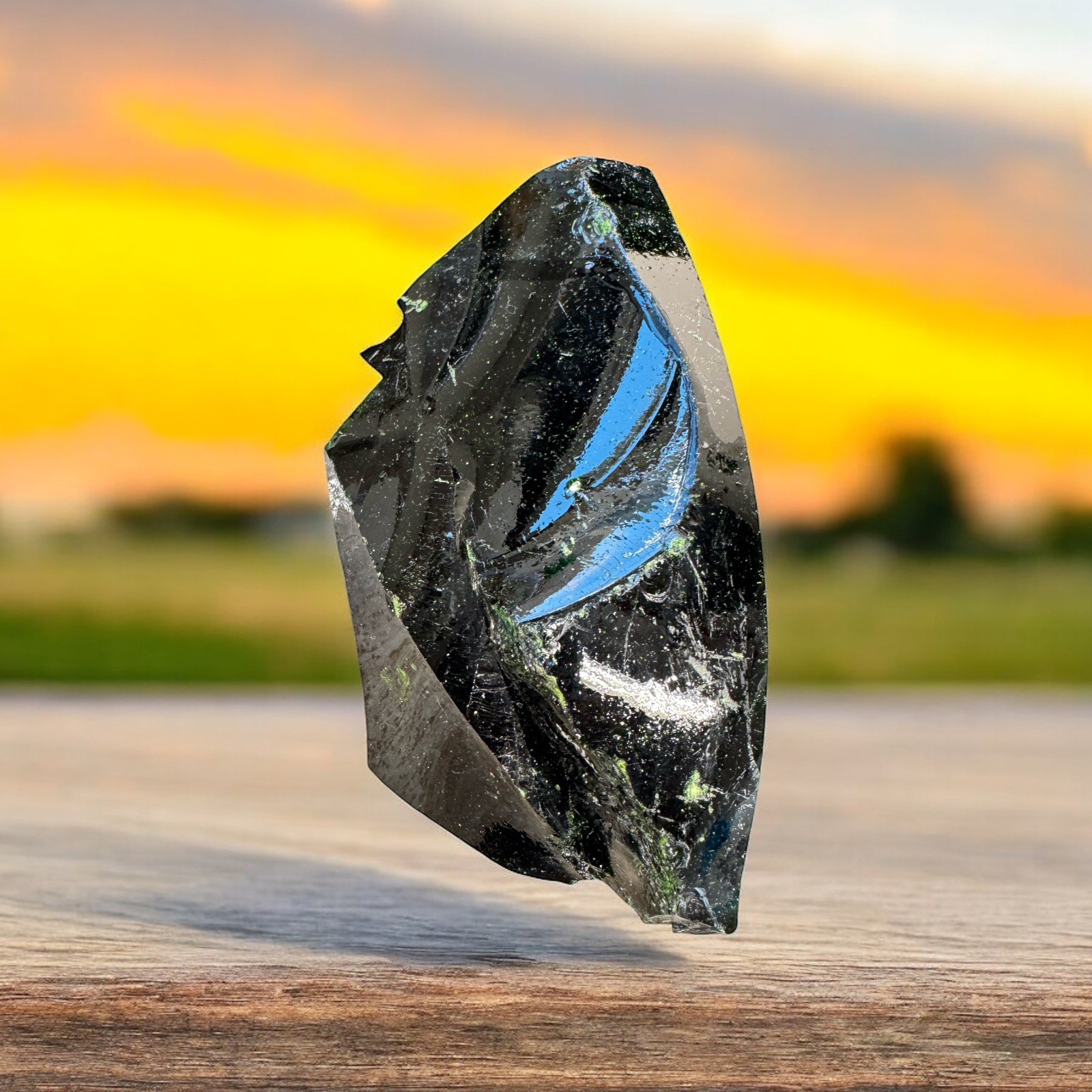 Big piece of Green goldstone rough for lapidary work Big piece of Green goldstone rough for lapidary work