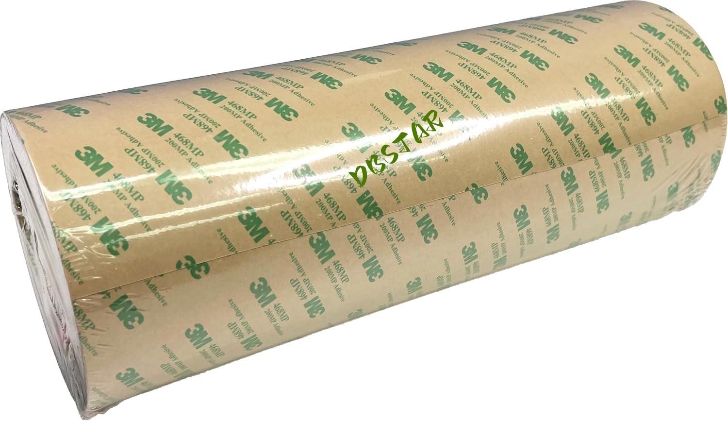 3M 468MP Adhesive Transfer Tape, Bonding & Laminating, Clear, 12 in x 20 yds