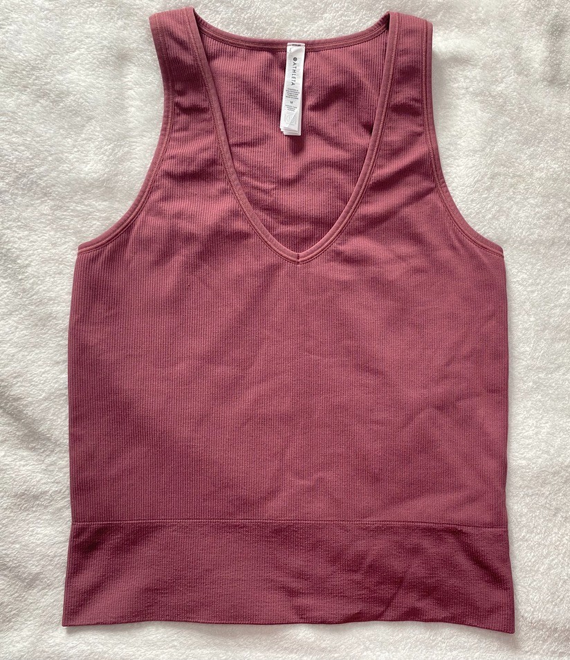 Athleta Aurora Seamless Crop Rib Tank Size: Medium ( M ) Pink NWOT Athleta Aurora Seamless Crop Rib Tank Size: Medium ( M ) Pink NWOT